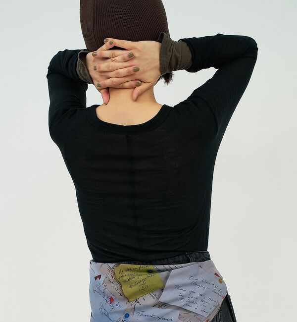 NOMINE「ダブルスリーブ シアー ロンT」|Tシャツ・カットソー|