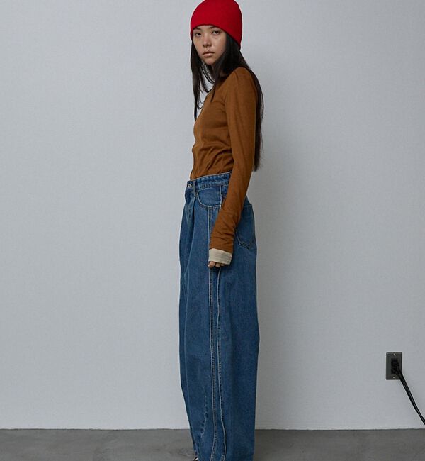 NOMINE「ダブルスリーブ シアー ロンT」|Tシャツ・カットソー|