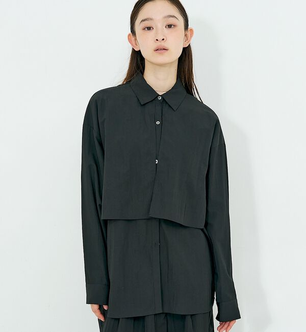 NOMINE「【ユニセックス】ロングヨーク オーバーサイズ シャツ」|シャツ・ブラウス|