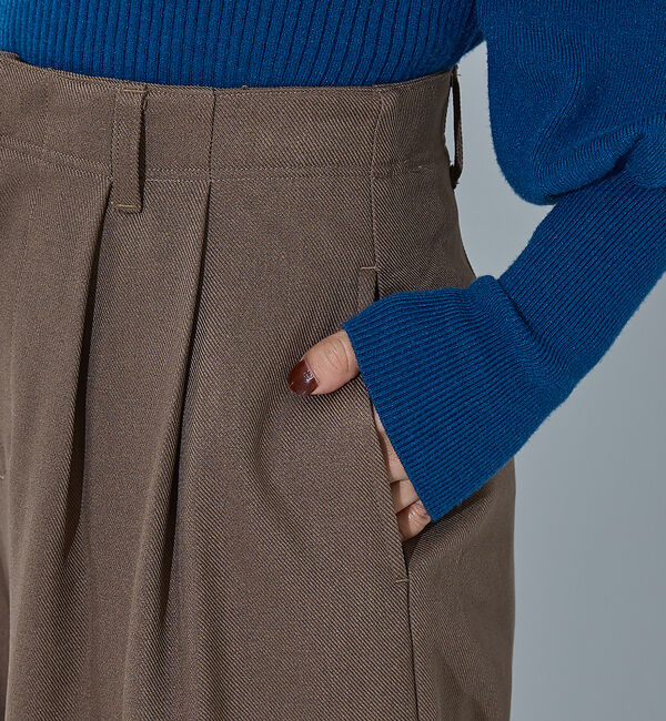 NOMINE「【セットアップ】タックワイドパンツ」|その他|