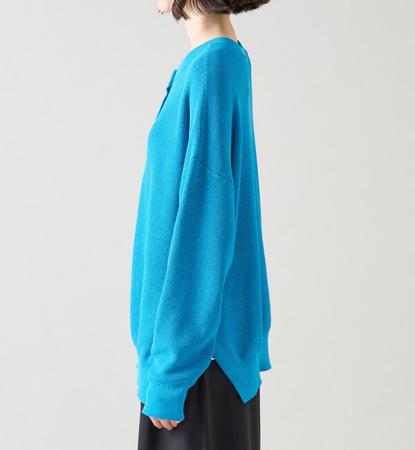 TIARA「ヘンリーネック片畦ニット」|ニット・セーター|