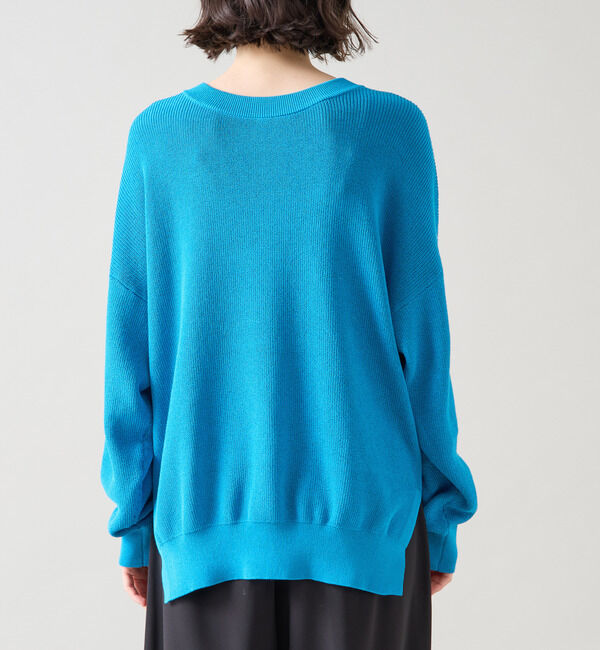 TIARA「ヘンリーネック片畦ニット」|ニット・セーター|