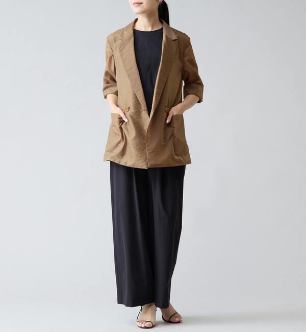 TIARA「シアーテーラードジャケット」|テーラードジャケット|