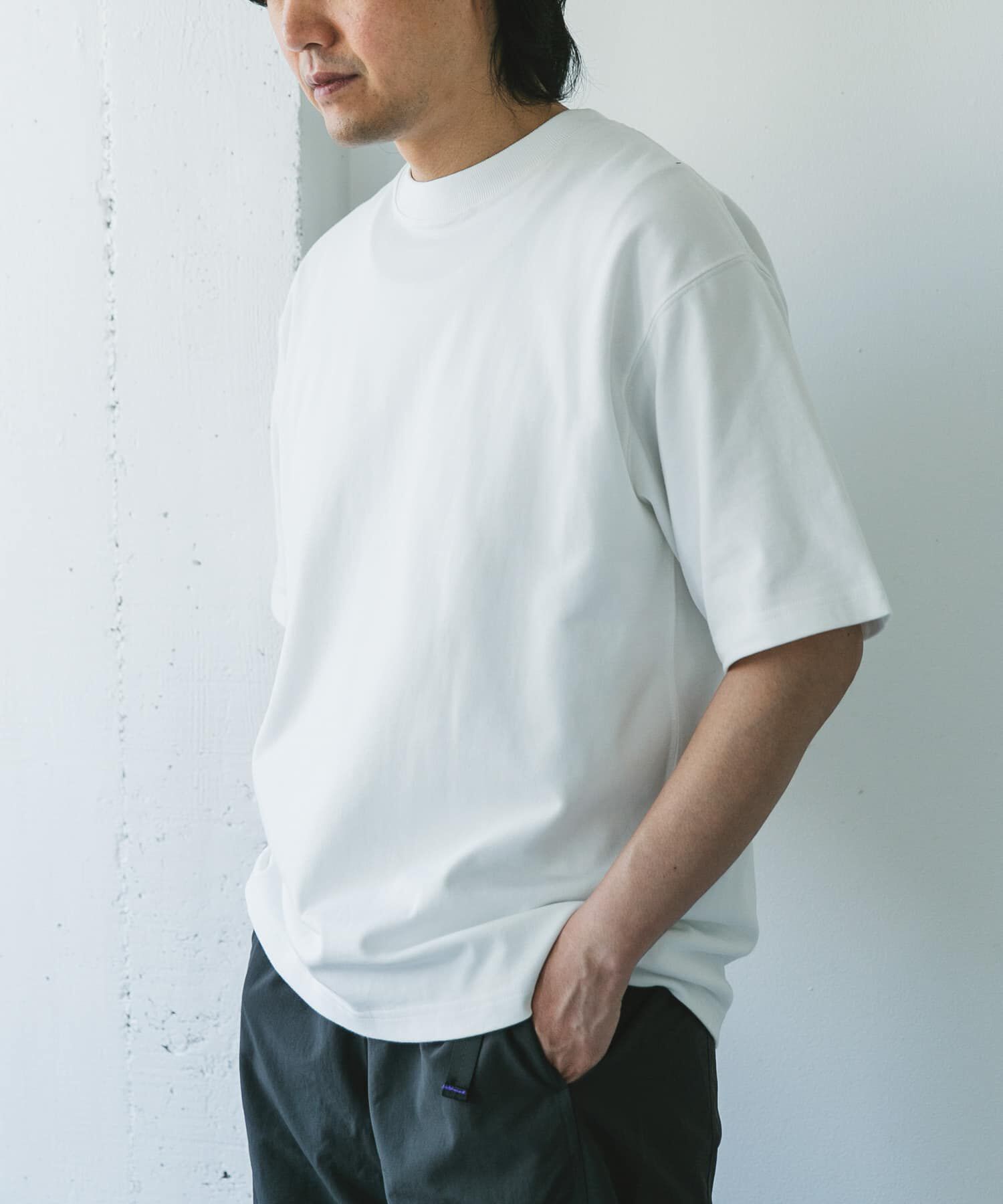 URBAN RESEARCH DOORS「10.5オンス ヘビーウェイト ショートスリーブ Tシャツ」|Tシャツ・カットソー|ホワイト