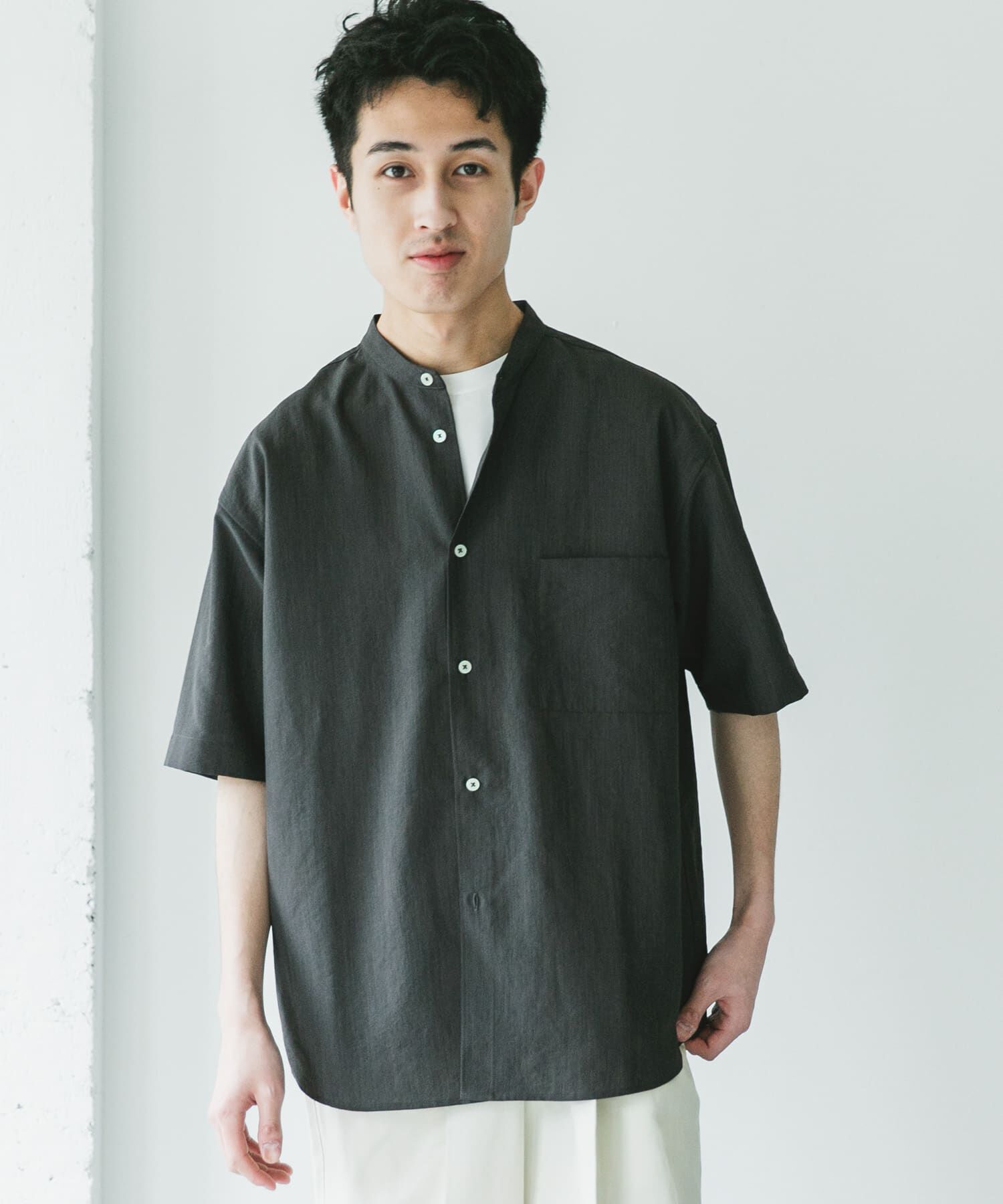 URBAN RESEARCH DOORS「『XLｻｲｽﾞ/WEB限定』『吸水速乾』ｾｵｱﾙﾌｧﾊﾞﾝﾄﾞｶﾗｰｼｮｰ 」|シャツ・ブラウス|