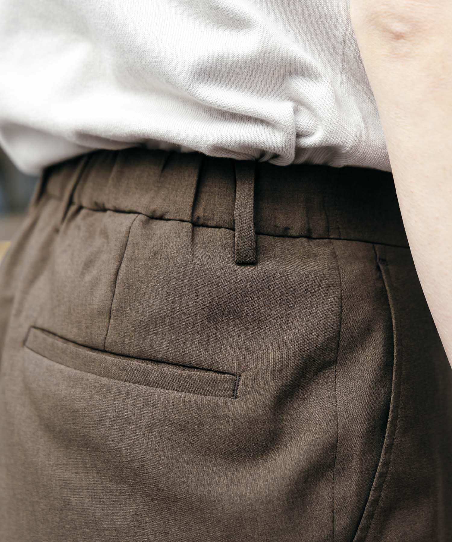 URBAN RESEARCH DOORS「LIFE STYLE TAILOR　リネンライクコンフォータブルパンツ」|スラックス|