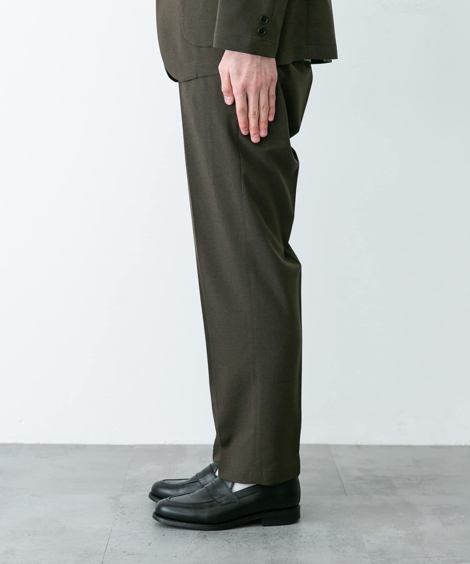 URBAN RESEARCH DOORS「LIFE STYLE TAILOR　リネンライクコンフォータブルパンツ」|スラックス|