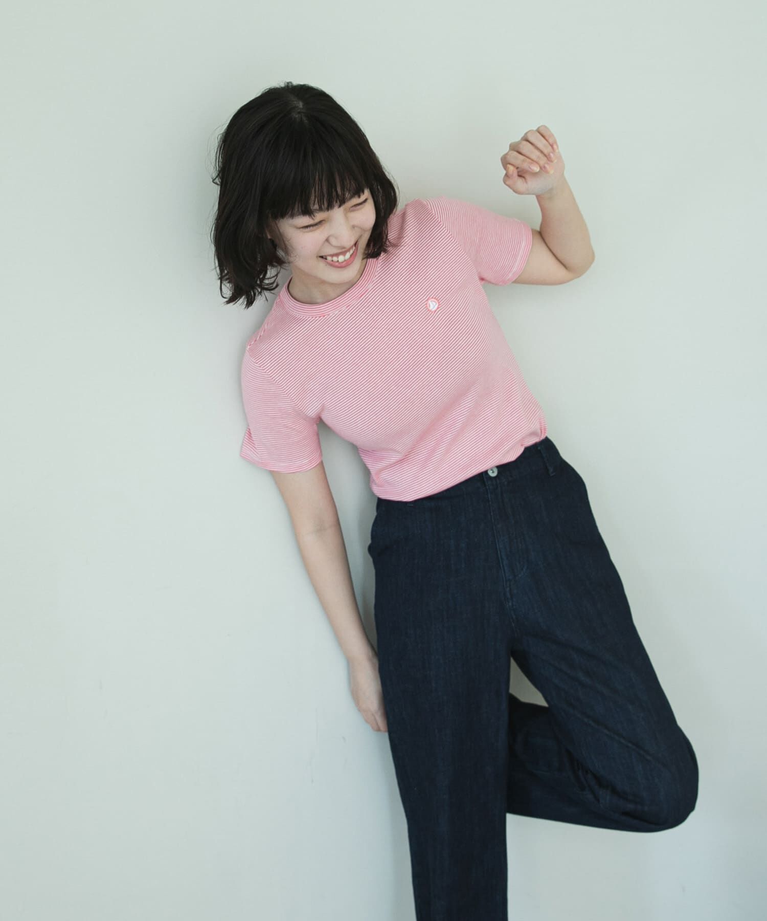 URBAN RESEARCH DOORS「『別注』PETIT BATEAU&times;DOORS　embroideryt-shirts」|Tシャツ・カットソー|