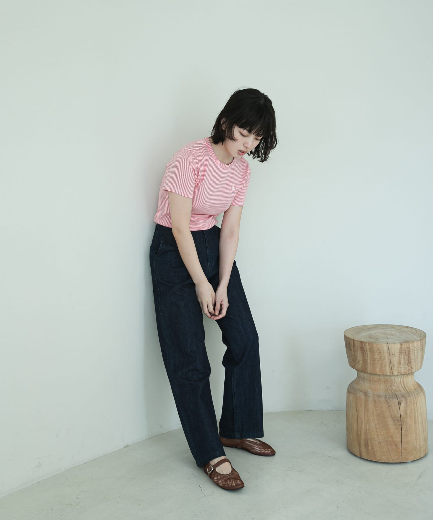 URBAN RESEARCH DOORS「『別注』PETIT BATEAU&times;DOORS　embroideryt-shirts」|Tシャツ・カットソー|