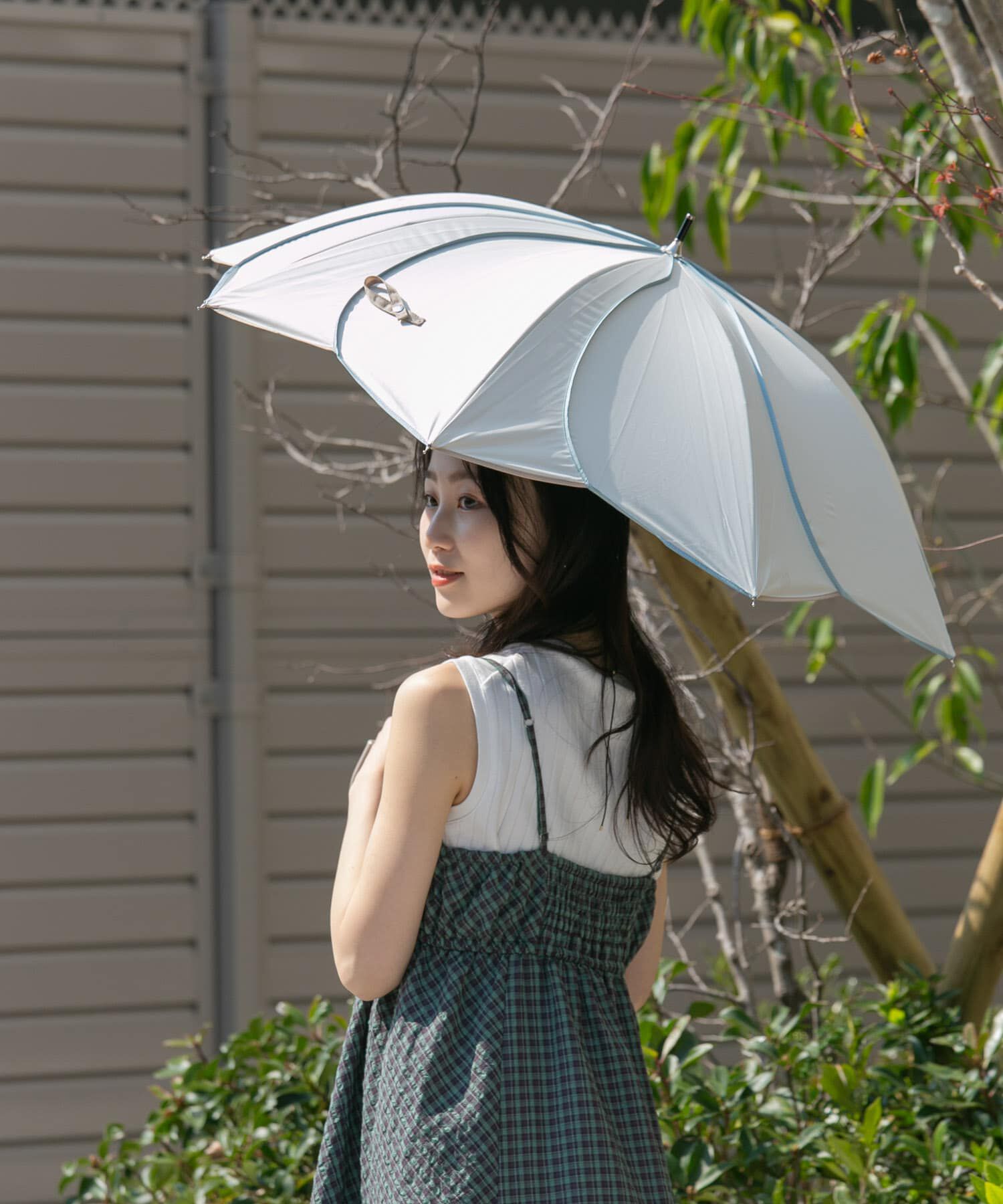 SMELLY「because　晴雨兼用パイピングフラワー」|傘|