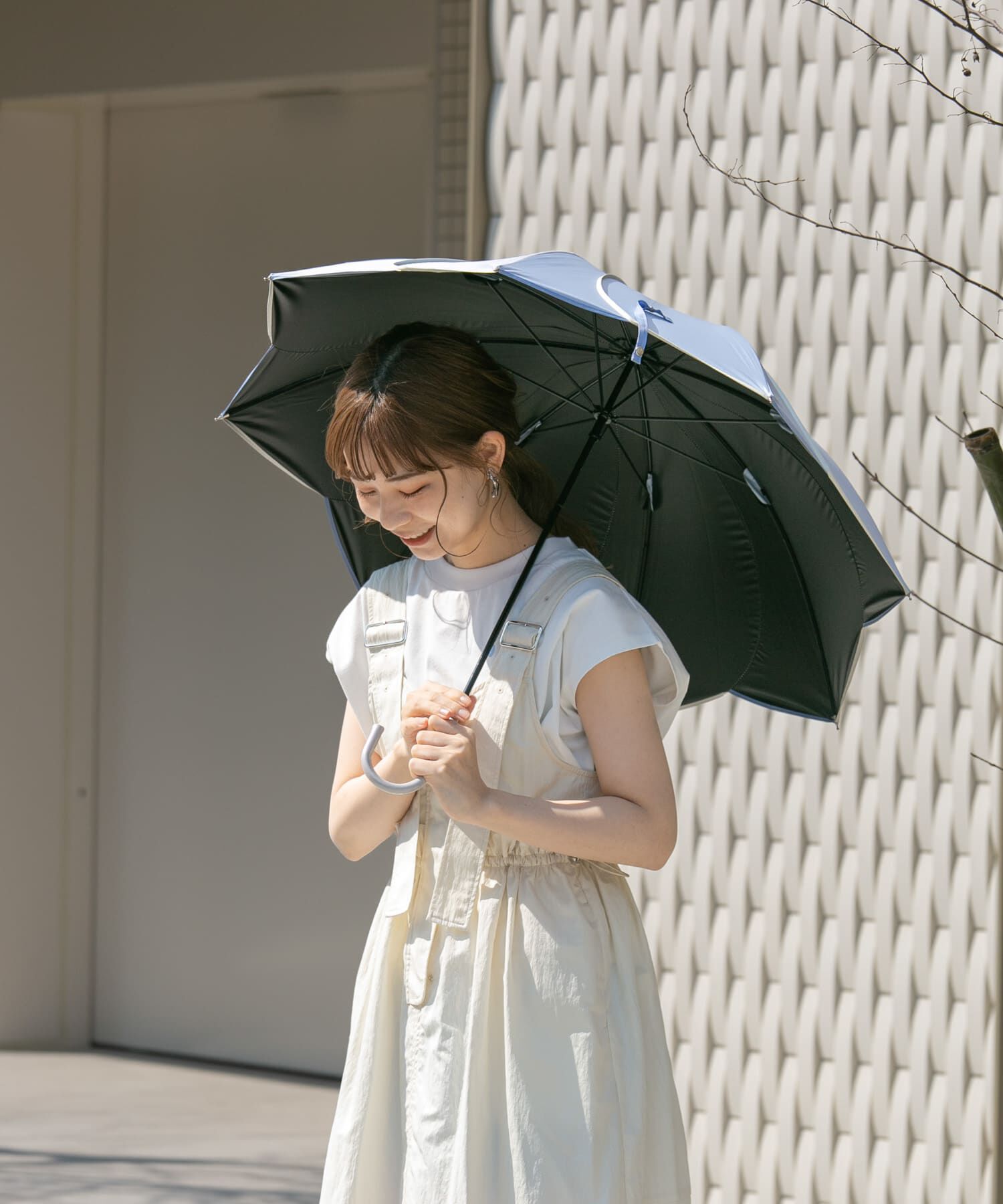 SMELLY「because　晴雨兼用パイピングフラワー」|傘|