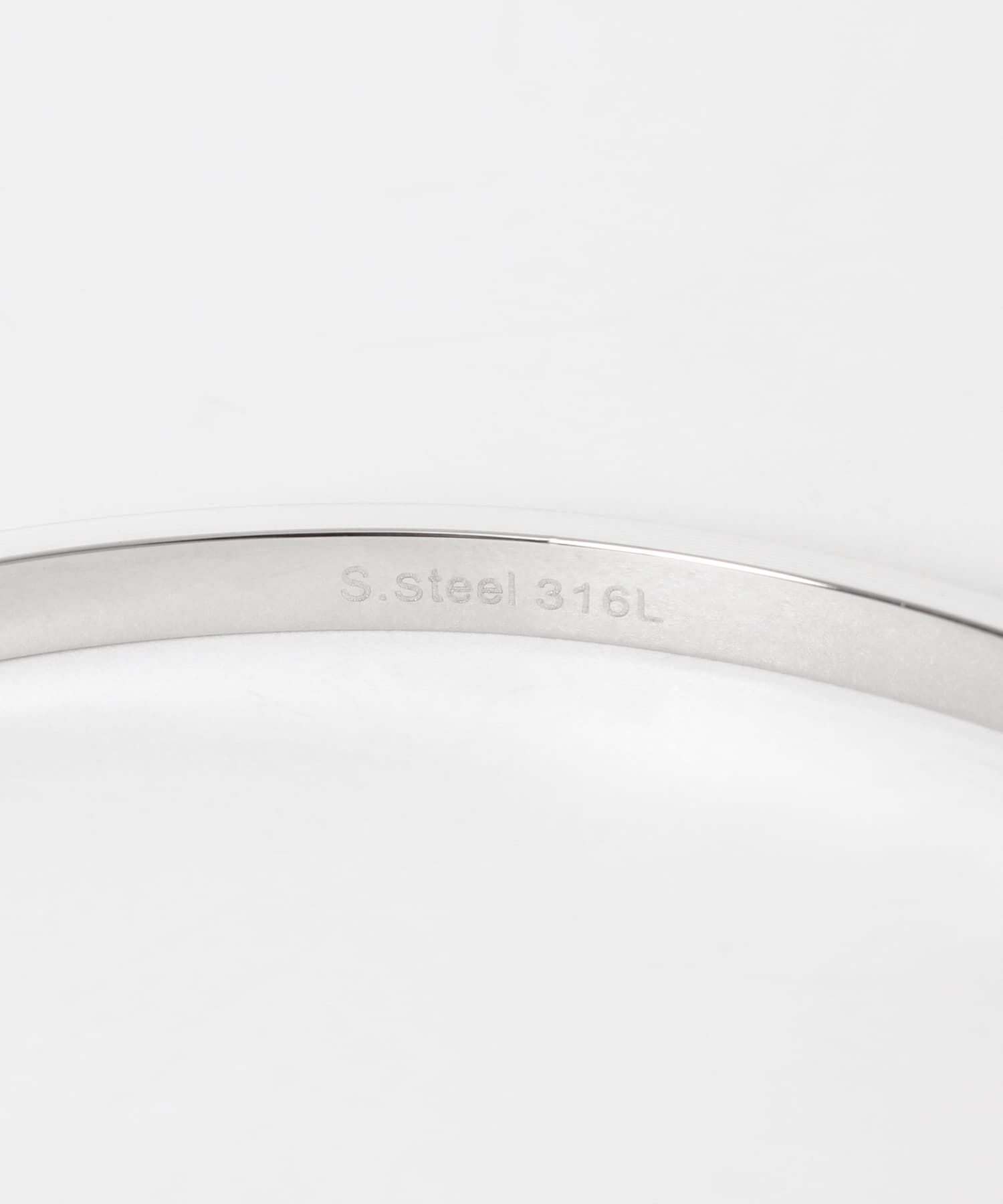 SMELLY「ステンレスシンプルバングル」|ブレスレット・バングル|