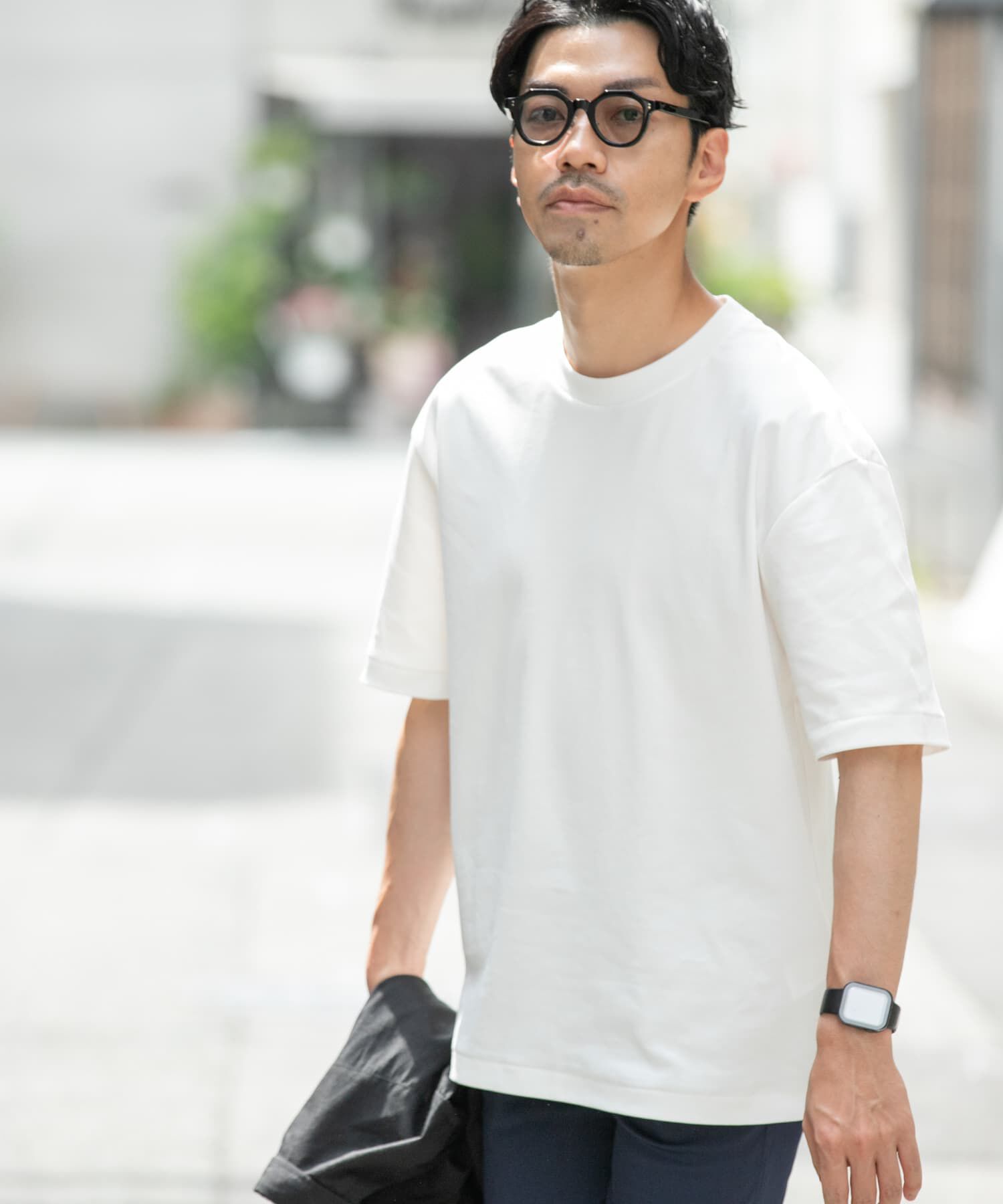 URBAN RESEARCH ROSSO「『XLサイズあり』『UR TECH』防汚加工 リラックスクルーネックTシャツ」|Tシャツ・カットソー|