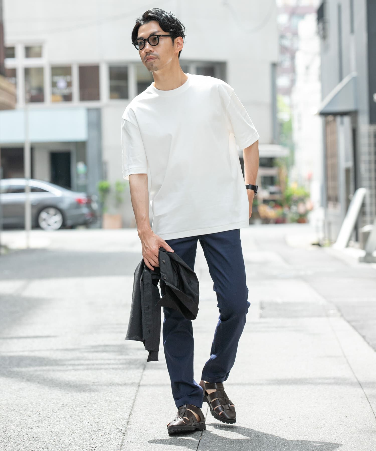 URBAN RESEARCH ROSSO「『XLサイズあり』『UR TECH』防汚加工 リラックスクルーネックTシャツ」|Tシャツ・カットソー|