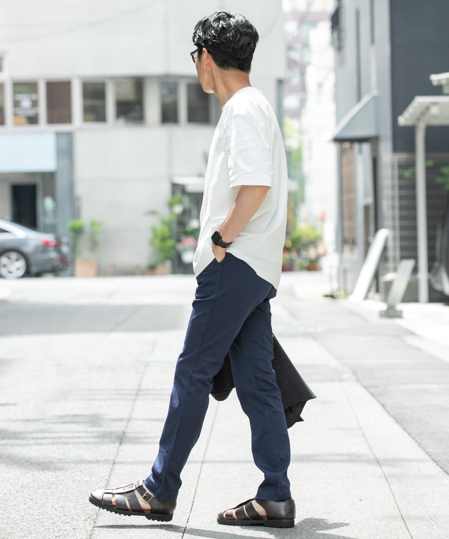 URBAN RESEARCH ROSSO「『XLサイズあり』『UR TECH』防汚加工 リラックスクルーネックTシャツ」|Tシャツ・カットソー|