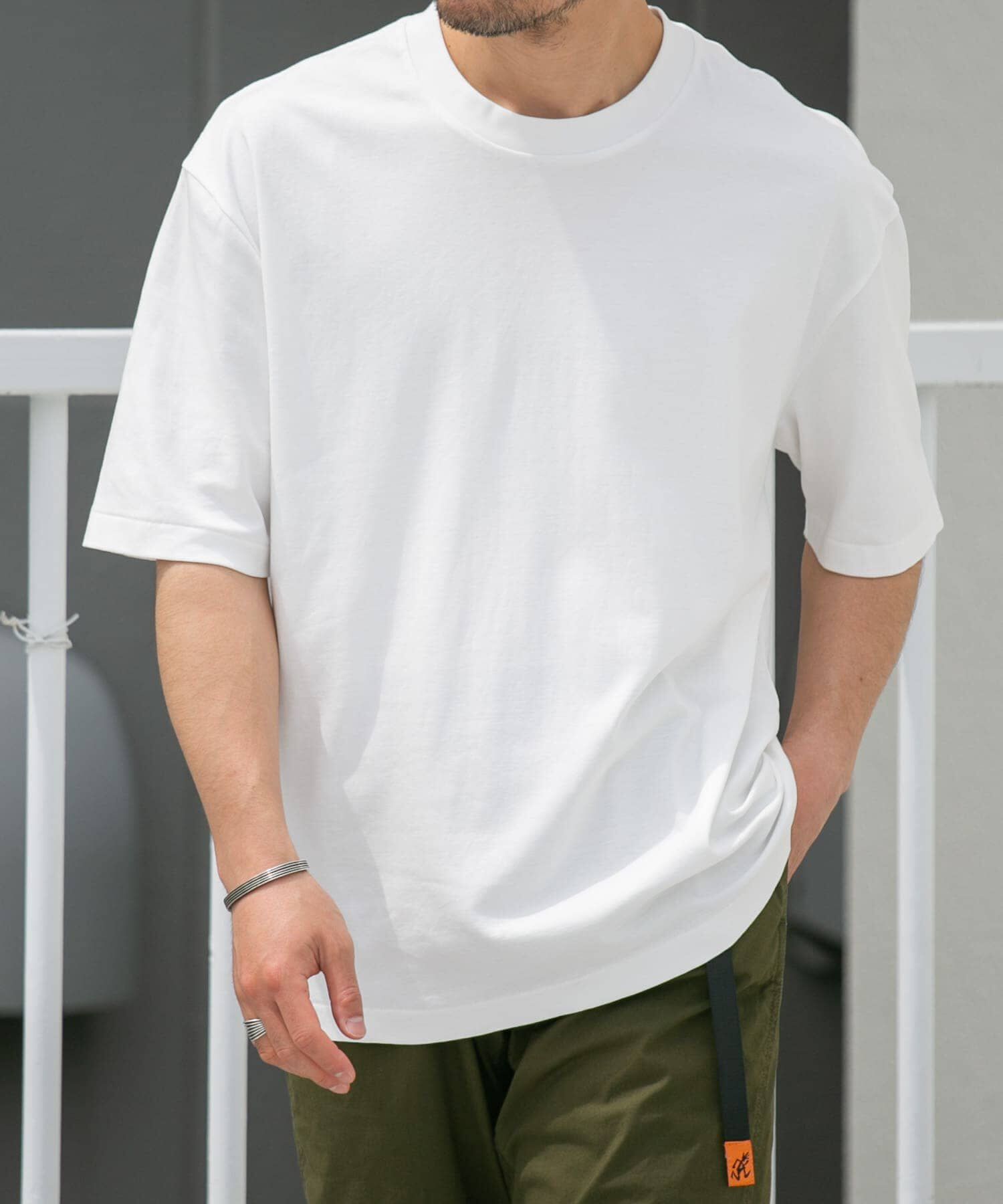 URBAN RESEARCH ROSSO「『XLサイズあり』『UR TECH』防汚加工 リラックスクルーネックTシャツ」|Tシャツ・カットソー|