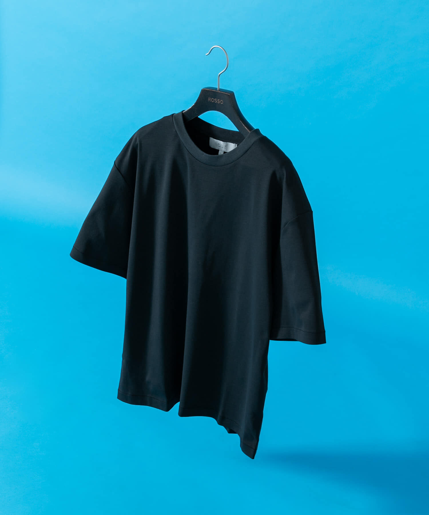 URBAN RESEARCH ROSSO「『XLサイズあり』『UR TECH』防汚加工 リラックスクルーネックTシャツ」|Tシャツ・カットソー|ブラック