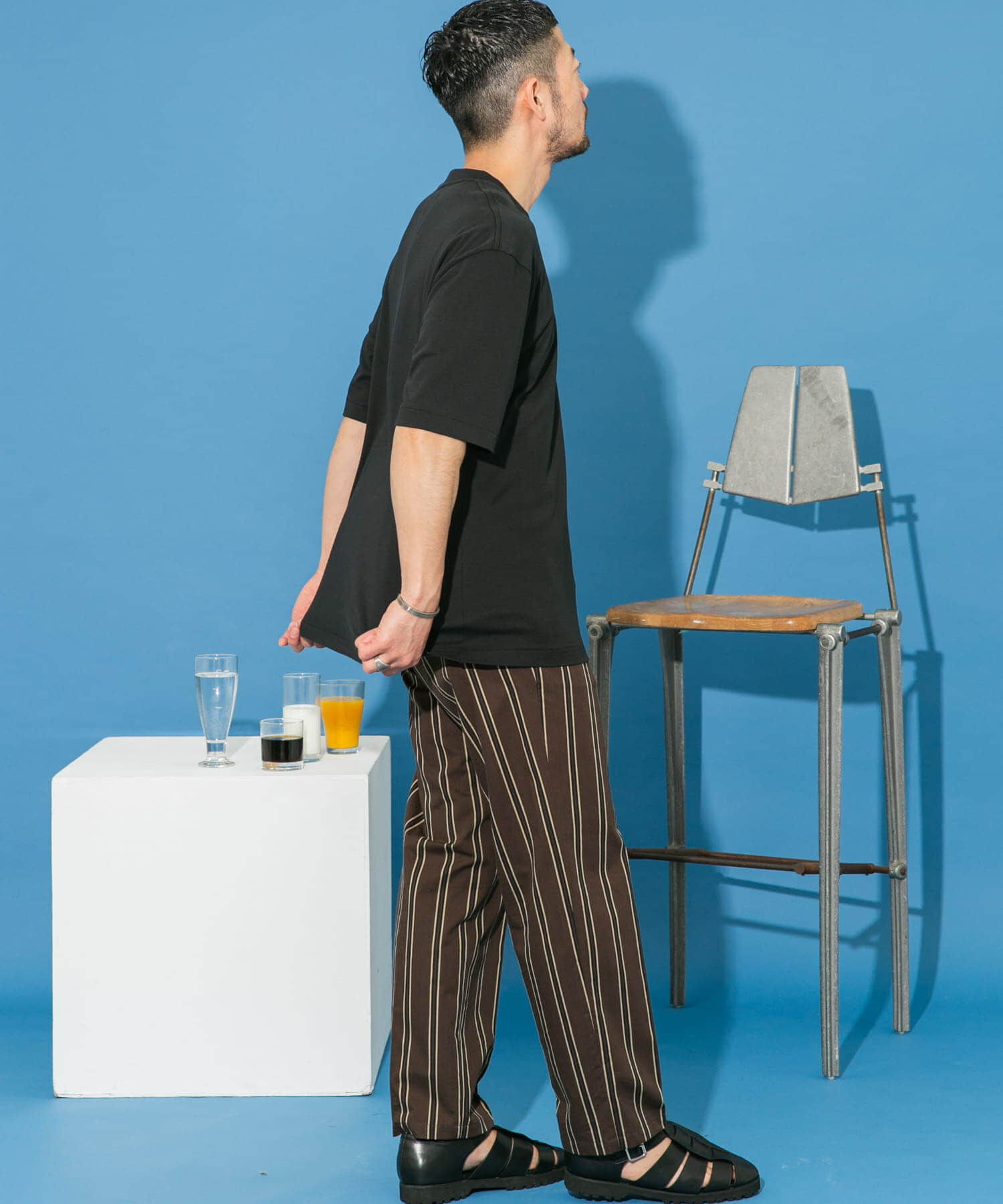 URBAN RESEARCH ROSSO「『XLサイズあり』『UR TECH』防汚加工 リラックスクルーネックTシャツ」|Tシャツ・カットソー|