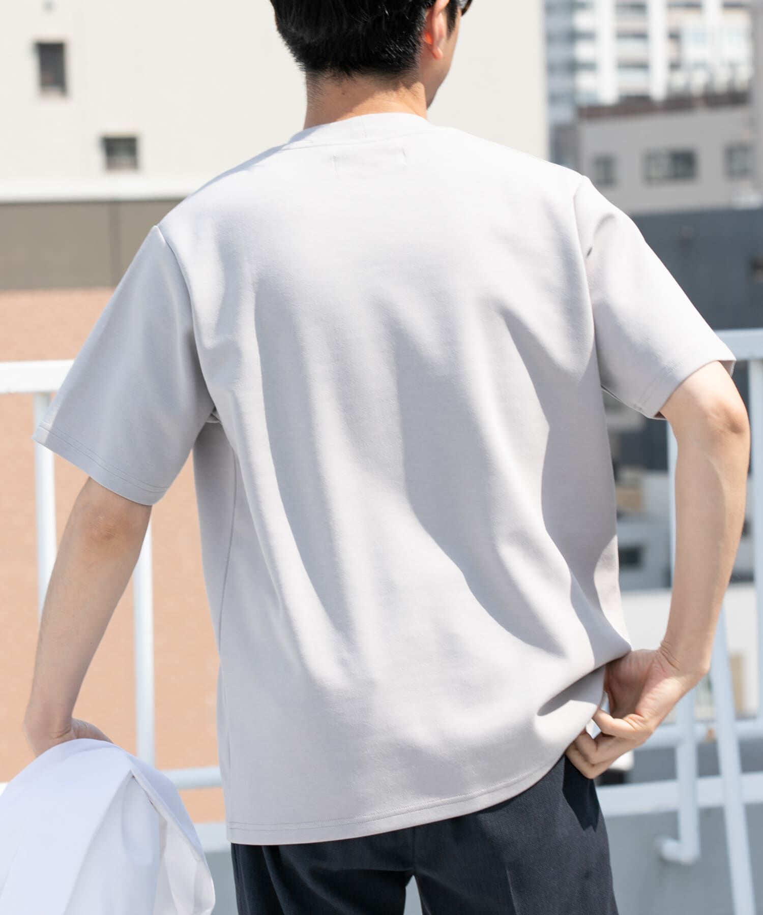 URBAN RESEARCH ROSSO「『XLサイズあり』『UR TECH』防汚加工 リラックスクルーネックTシャツ」|Tシャツ・カットソー|