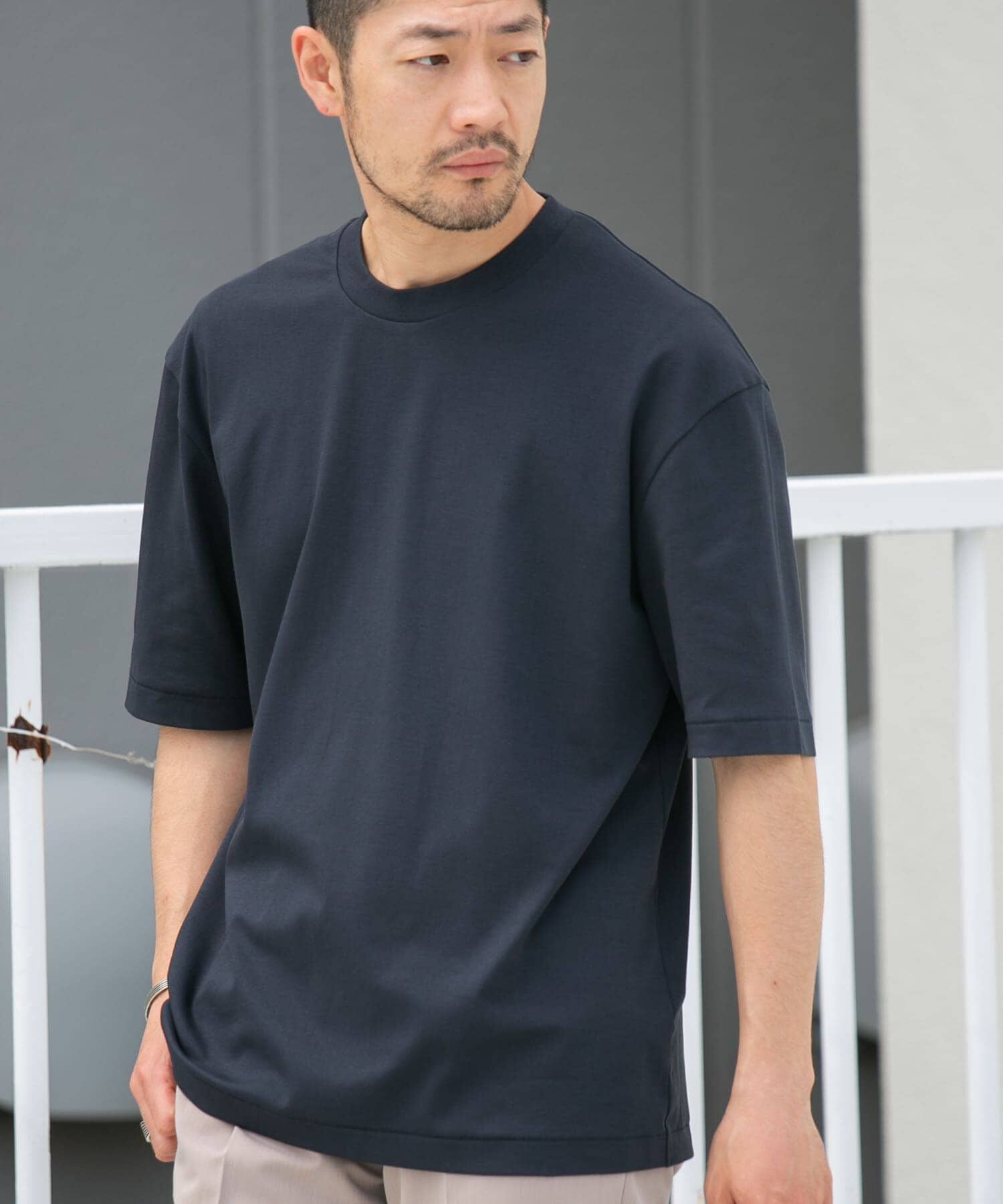 URBAN RESEARCH ROSSO「『XLサイズあり』『UR TECH』防汚加工 リラックスクルーネックTシャツ」|Tシャツ・カットソー|