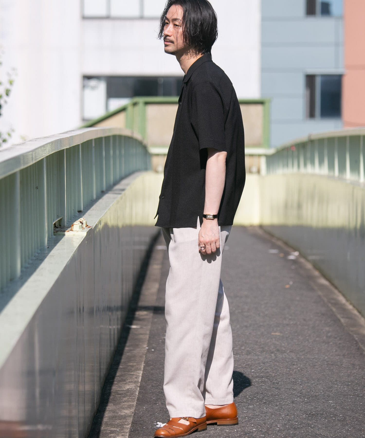 URBAN RESEARCH ROSSO「『WEB限定』『XLサイズあり』ウォッシャブルドライタッチ半袖シャツ」|シャツ・ブラウス|