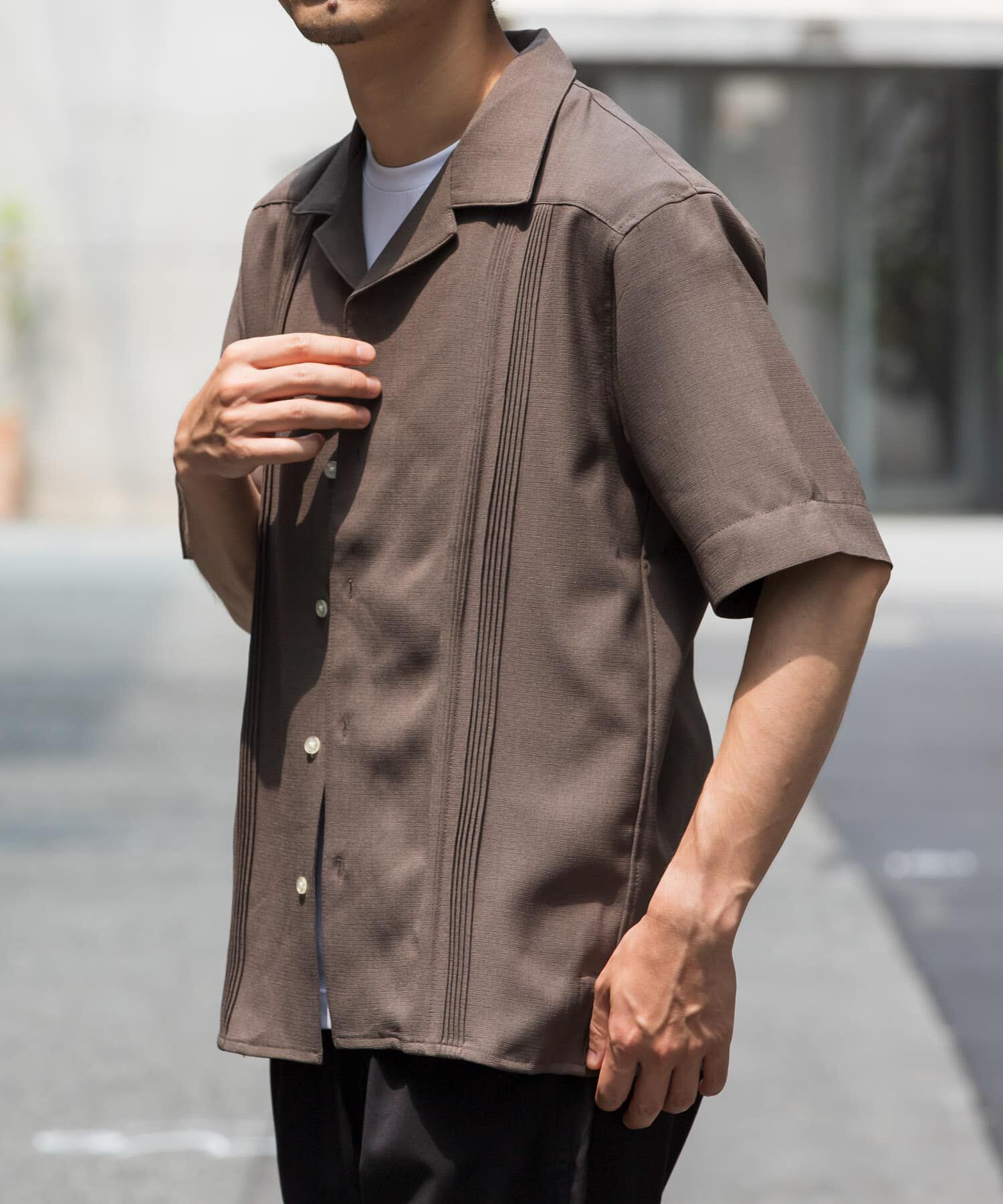 URBAN RESEARCH ROSSO「『WEB限定』『XLサイズあり』ウォッシャブルドライタッチ半袖シャツ」|シャツ・ブラウス|