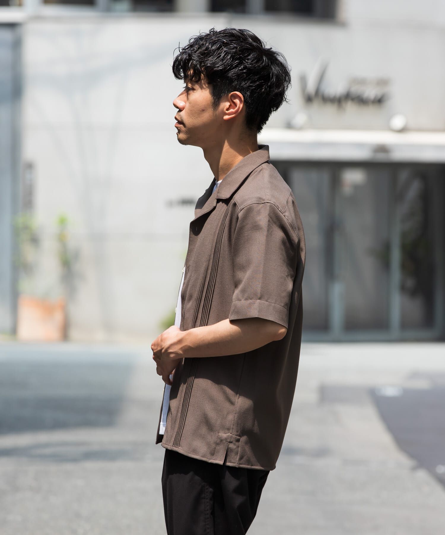 URBAN RESEARCH ROSSO「『WEB限定』『XLサイズあり』ウォッシャブルドライタッチ半袖シャツ」|シャツ・ブラウス|