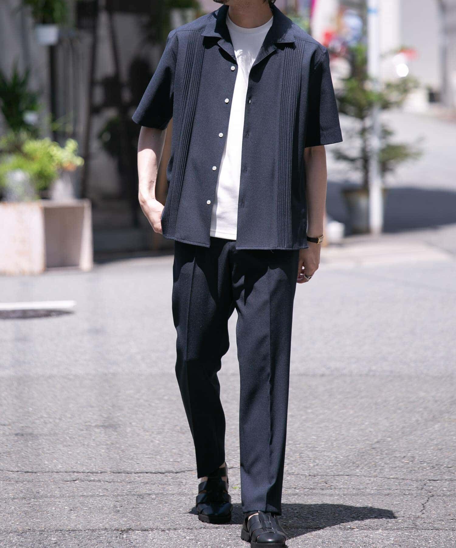 URBAN RESEARCH ROSSO「『WEB限定』『XLサイズあり』ウォッシャブルドライタッチ半袖シャツ」|シャツ・ブラウス|