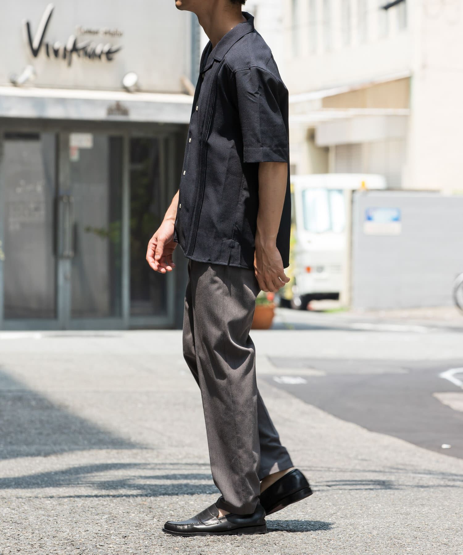 URBAN RESEARCH ROSSO「『WEB限定』『XLサイズあり』ウォッシャブルドライタッチ半袖シャツ」|シャツ・ブラウス|