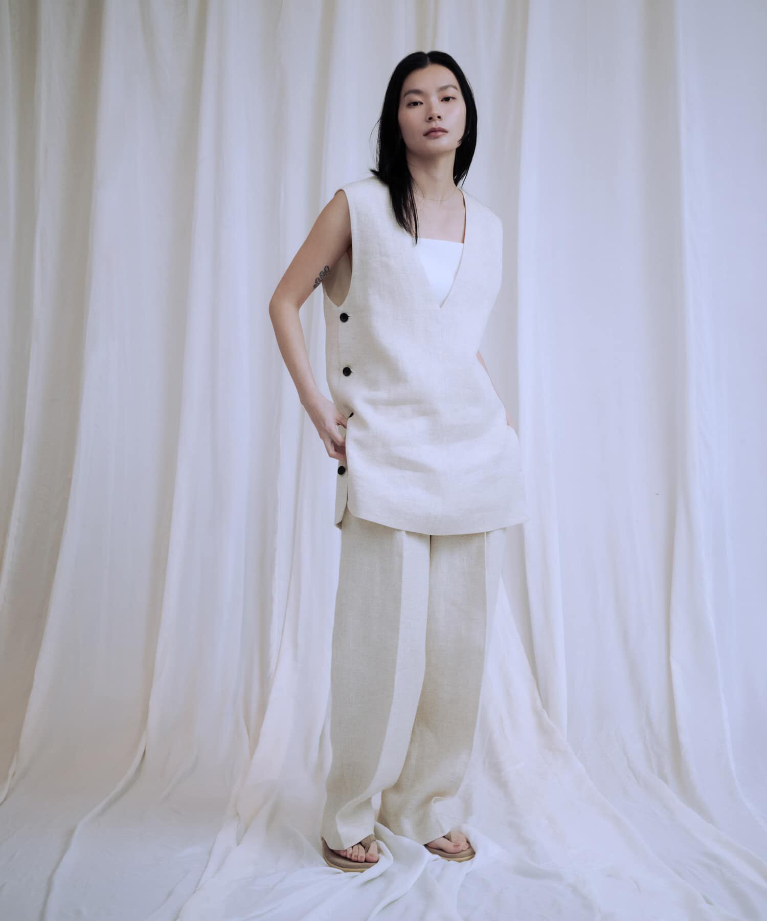 URBAN RESEARCH「『3サイズ展開』new basic　リネンハイウエストパンツ」|その他|