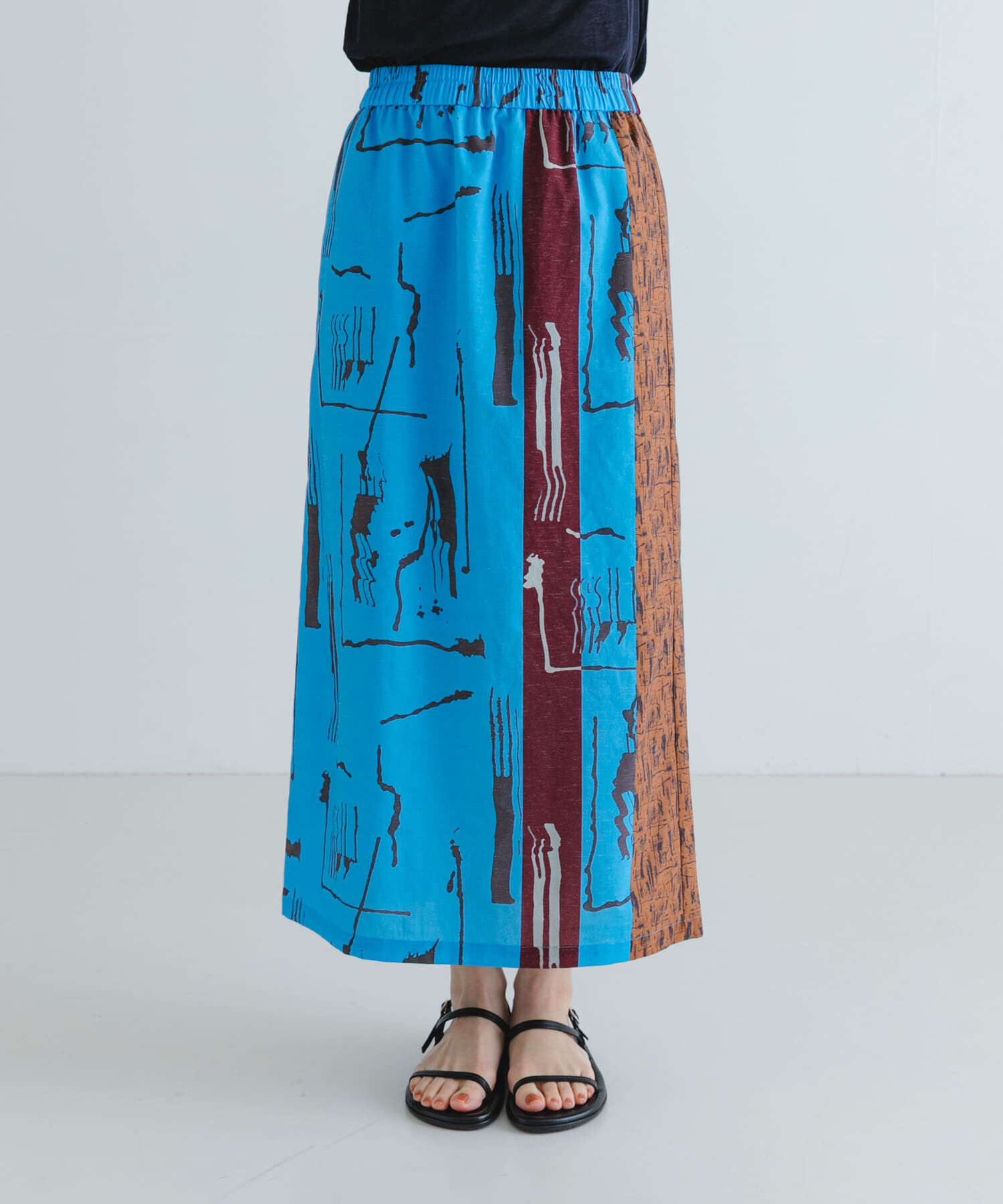 URBAN RESEARCH「『2サイズ展開』アートプリントストレートスカート」|スカート|