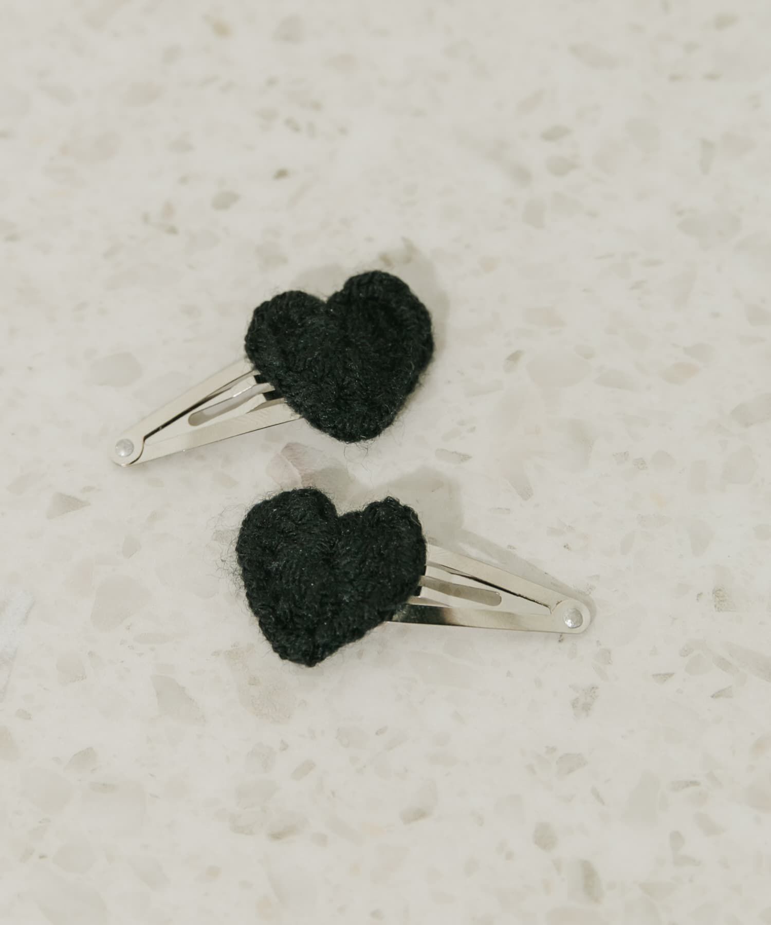 SMELLY「ニットハートセットヘアピン」|その他|