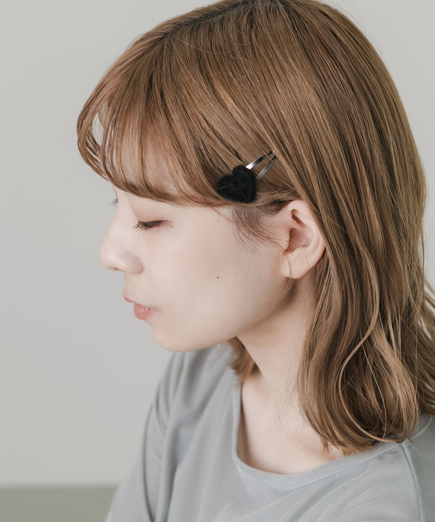 SMELLY「ニットハートセットヘアピン」|その他|