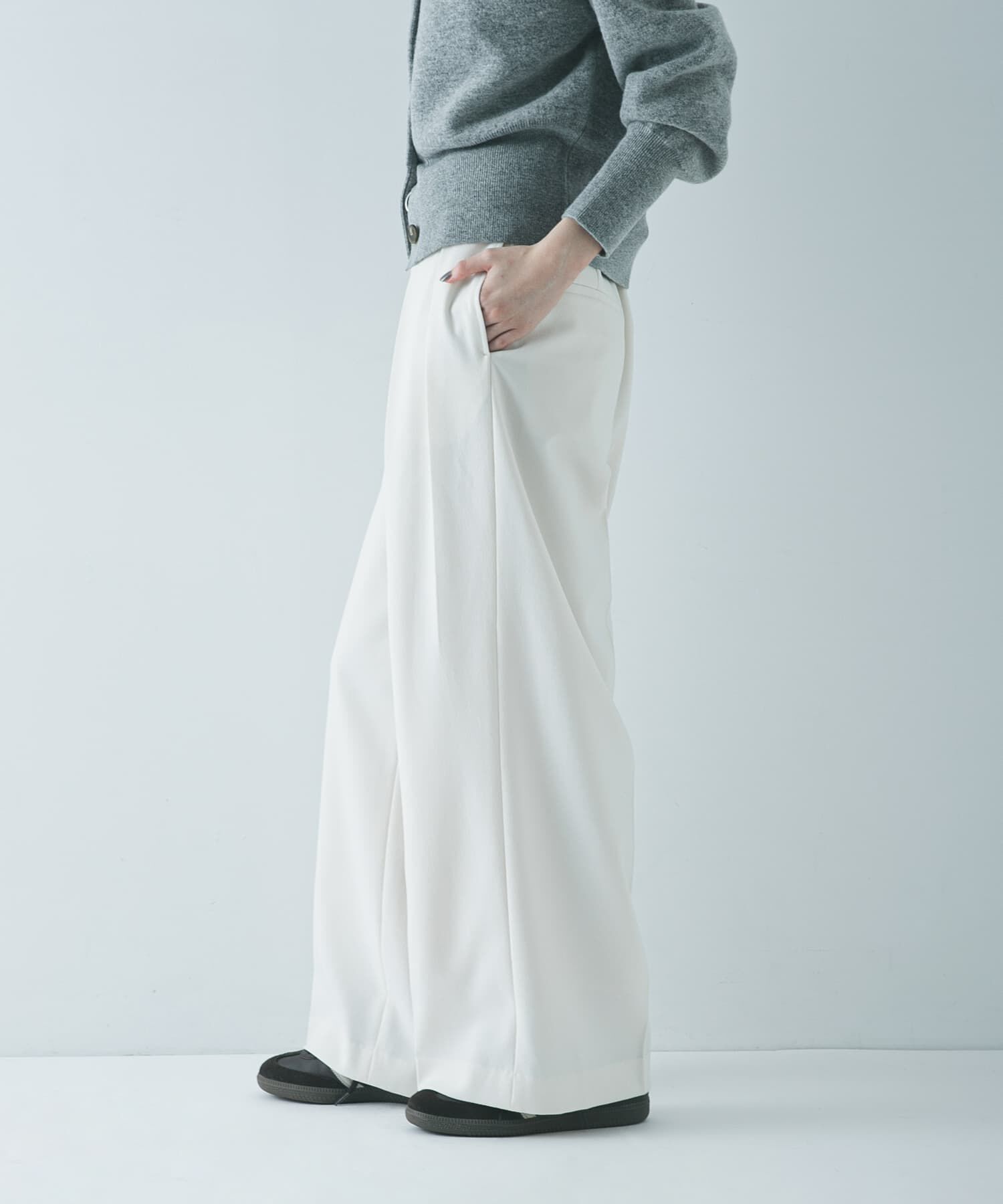 URBAN RESEARCH「『3サイズ展開』 ウールライクツータックワイドパンツ」|その他|