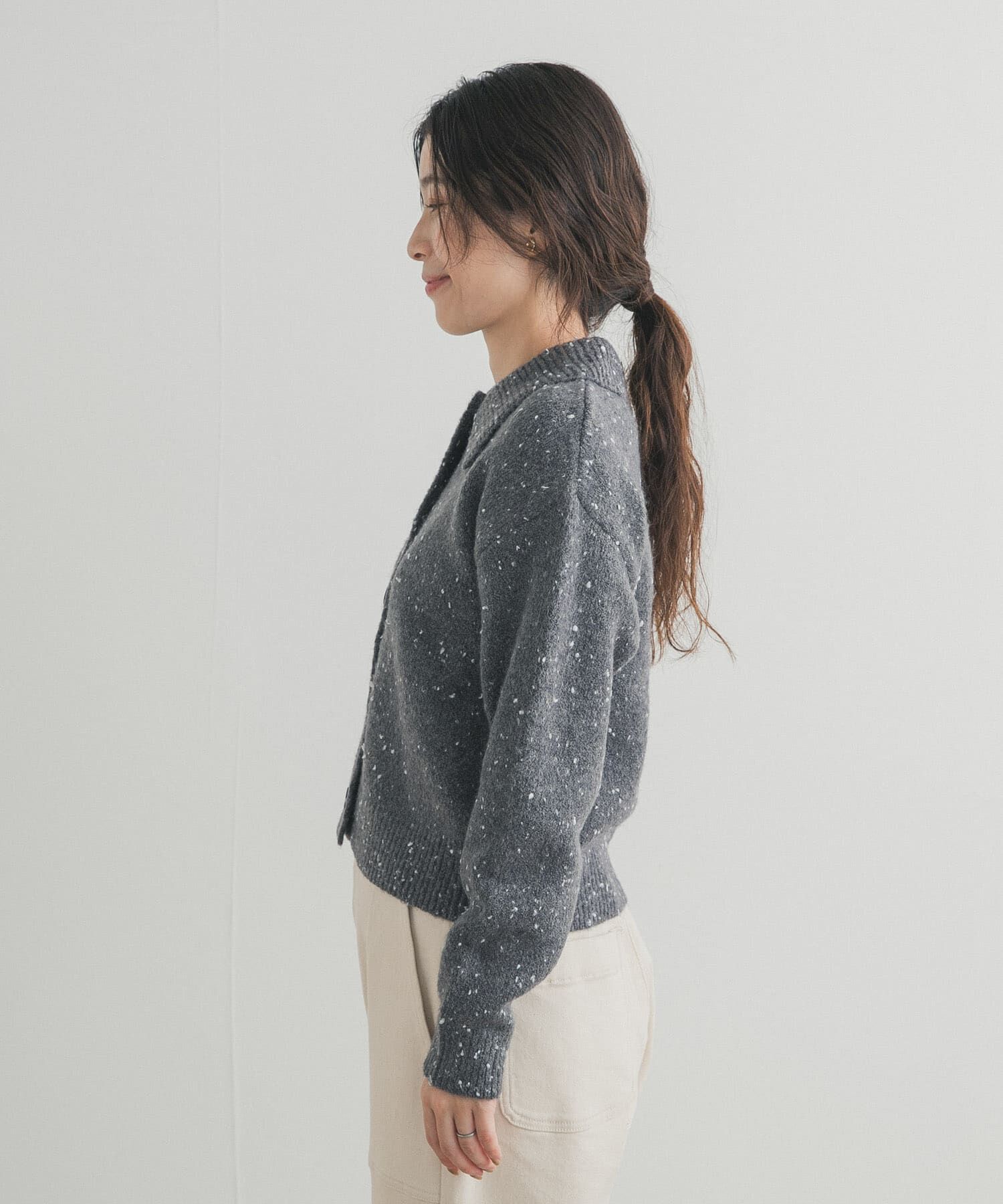 URBAN RESEARCH DOORS「ネップヤーンカーディガン」|カーディガン|