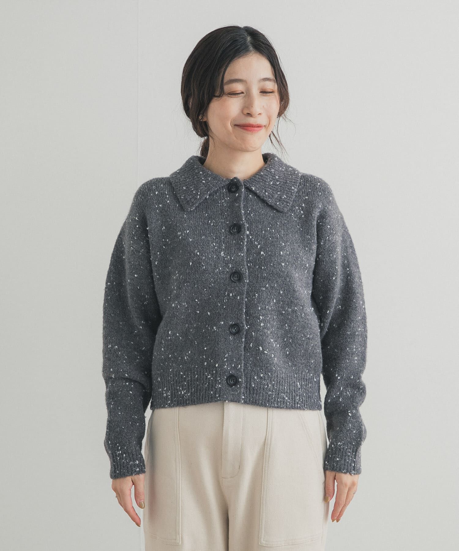 URBAN RESEARCH DOORS「ネップヤーンカーディガン」|カーディガン|