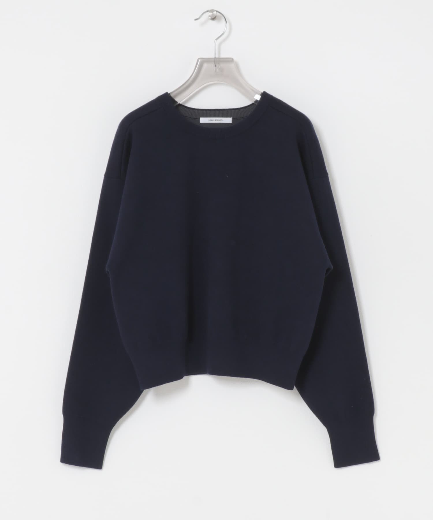 URBAN RESEARCH「ダブルフェイスクルーネックニット」|ニット・セーター|