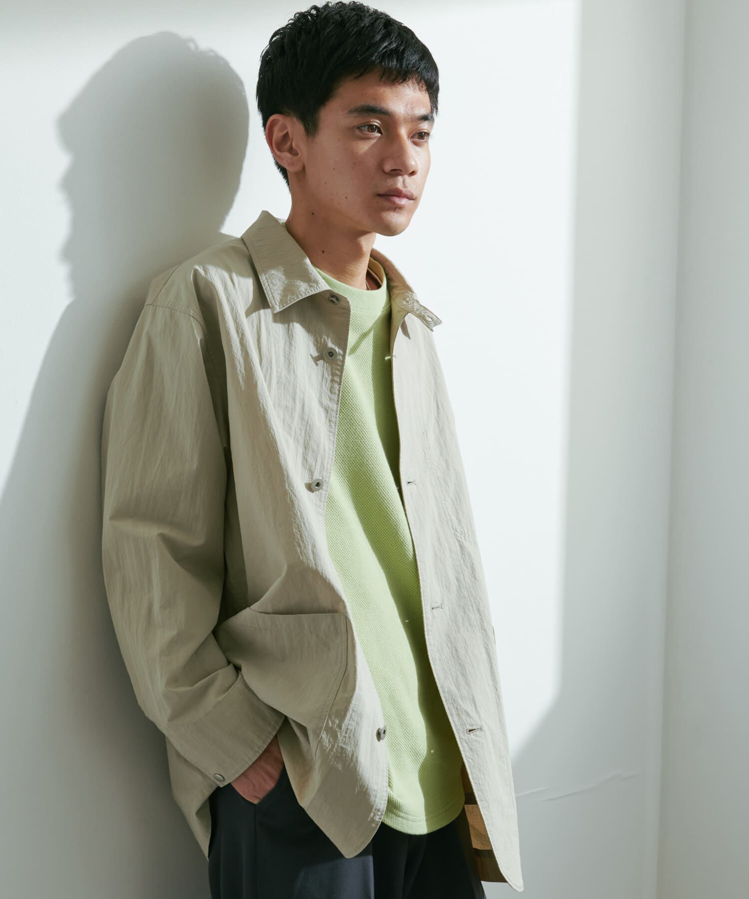 URBAN RESEARCH DOORS「バイオウォッシュ カバーオール ミドルジャケット」|その他|