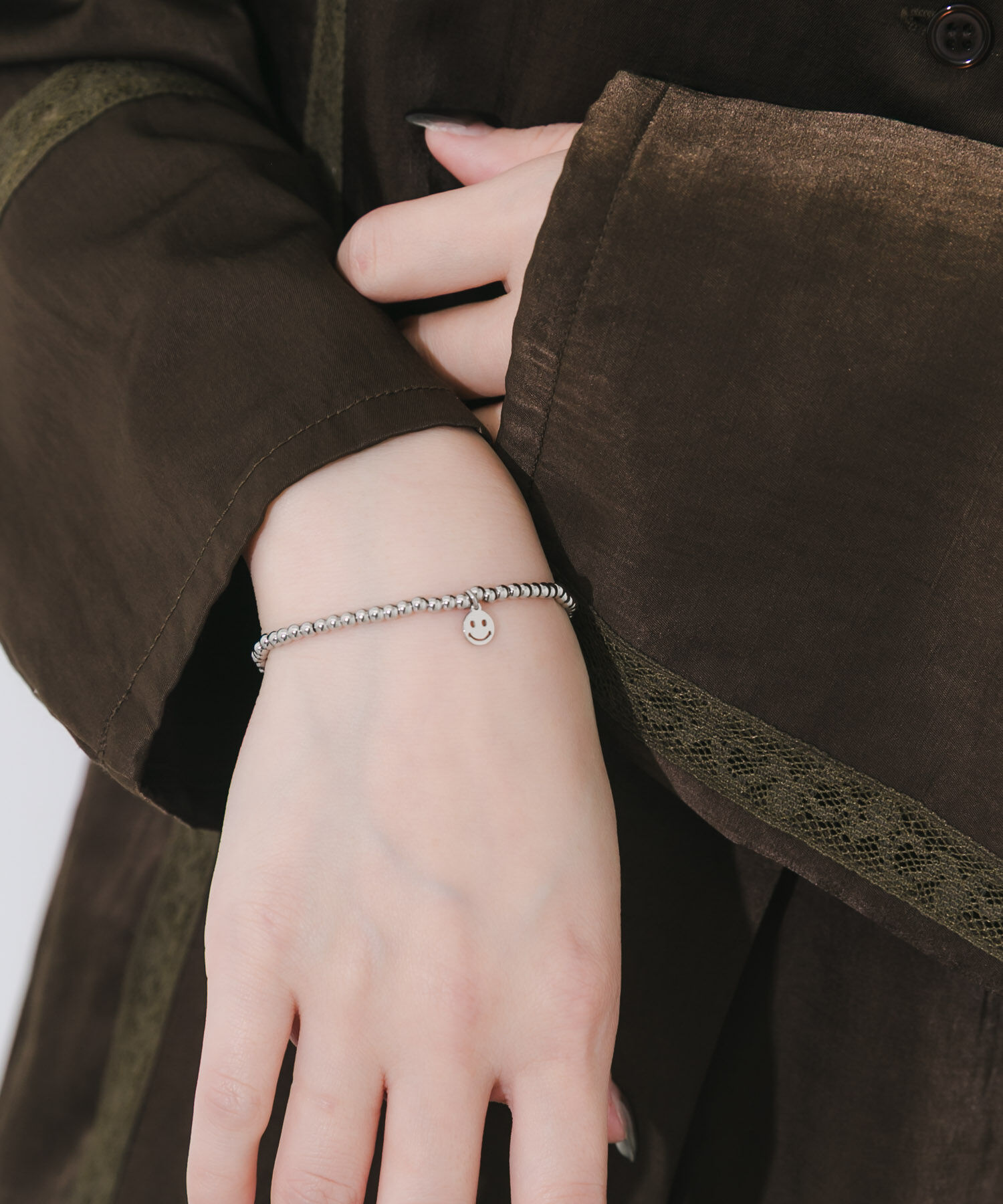 SMELLY「ステンレスチャームビーズブレスレット」|ブレスレット・バングル|