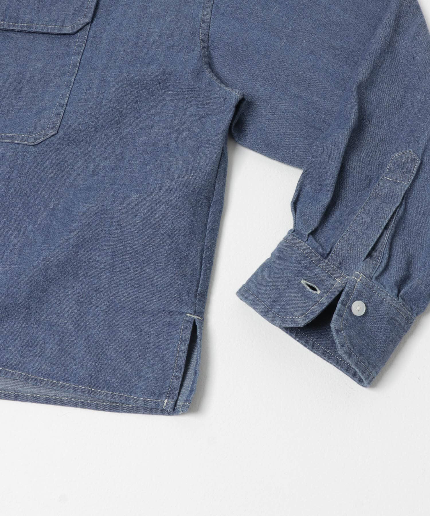 URBAN RESEARCH DOORS「デニムショート丈シャツ」|シャツ・ブラウス|