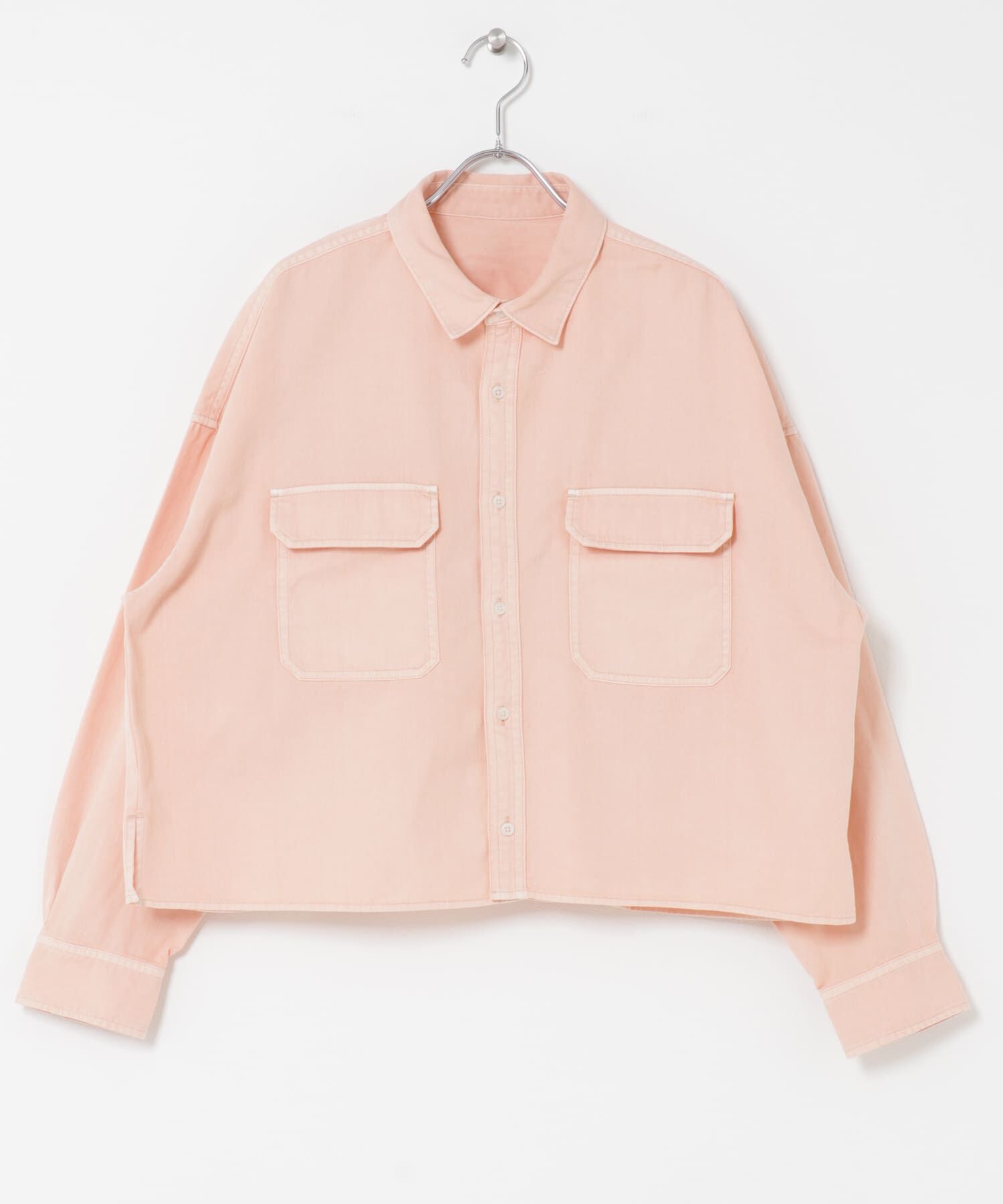 URBAN RESEARCH DOORS「デニムショート丈シャツ」|シャツ・ブラウス|