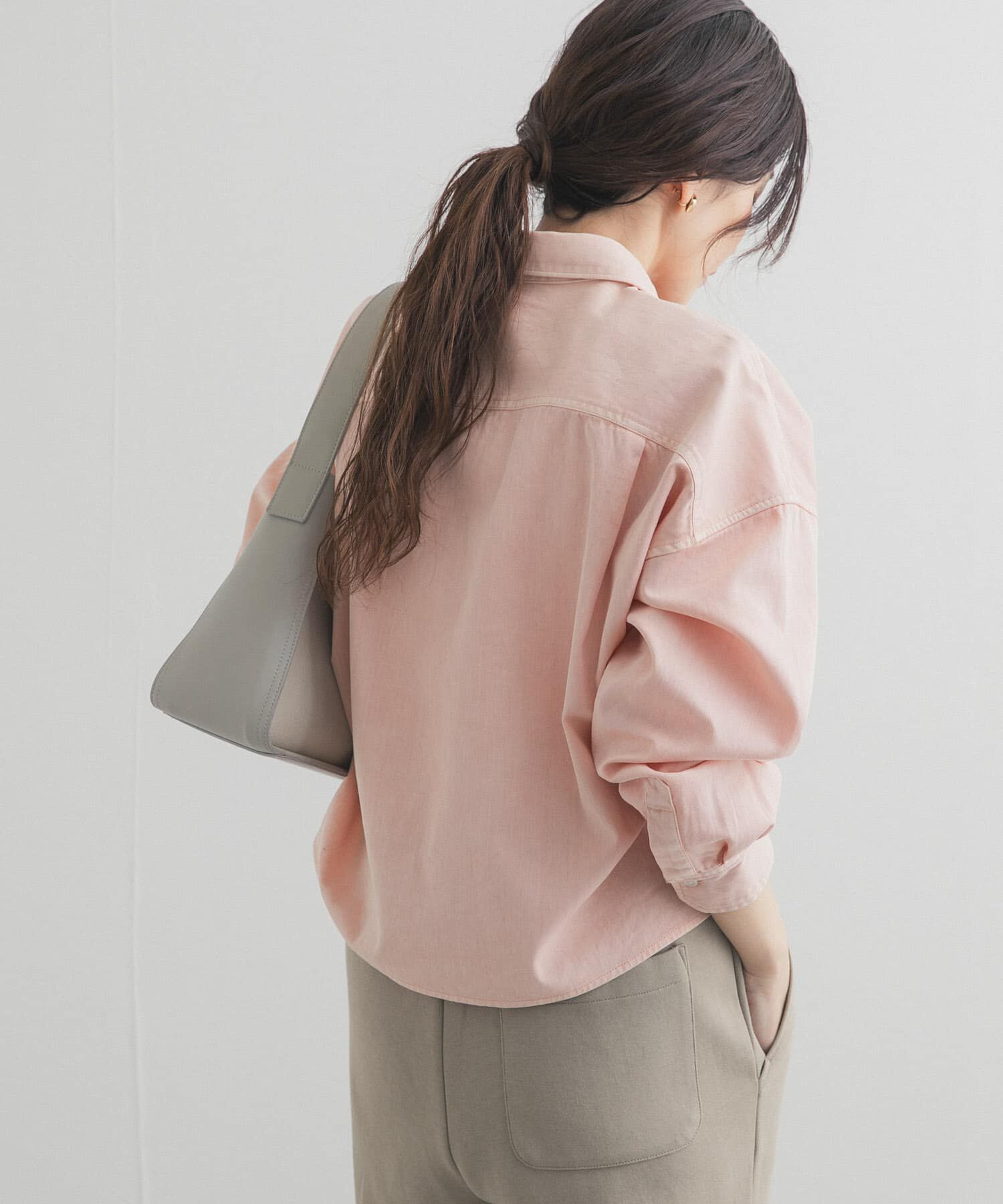 URBAN RESEARCH DOORS「デニムショート丈シャツ」|シャツ・ブラウス|