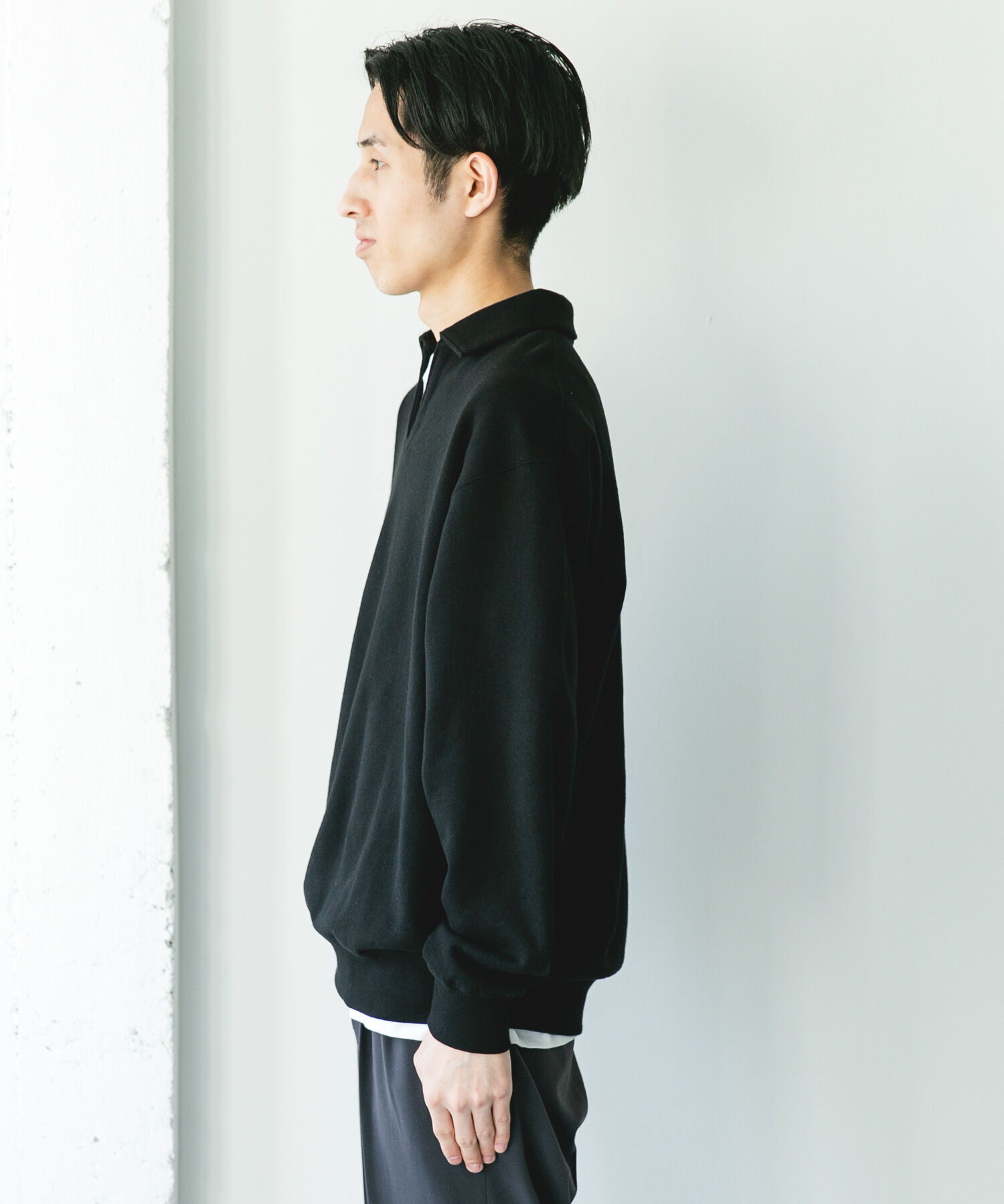 URBAN RESEARCH DOORS「TOMPKINS裏毛 スキッパースウェット」|スウェット・ジャージ|