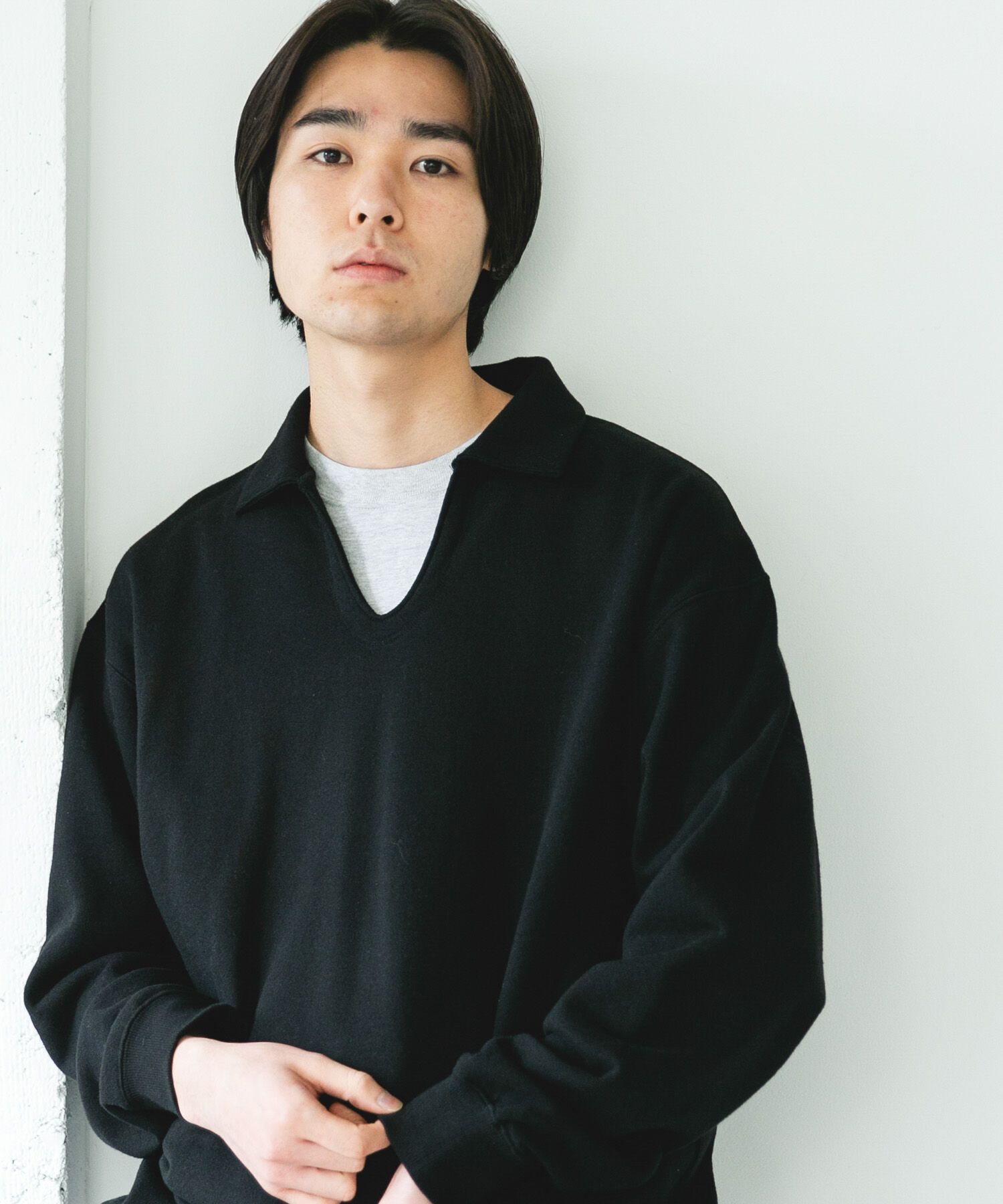 URBAN RESEARCH DOORS「TOMPKINS裏毛 スキッパースウェット」|スウェット・ジャージ|