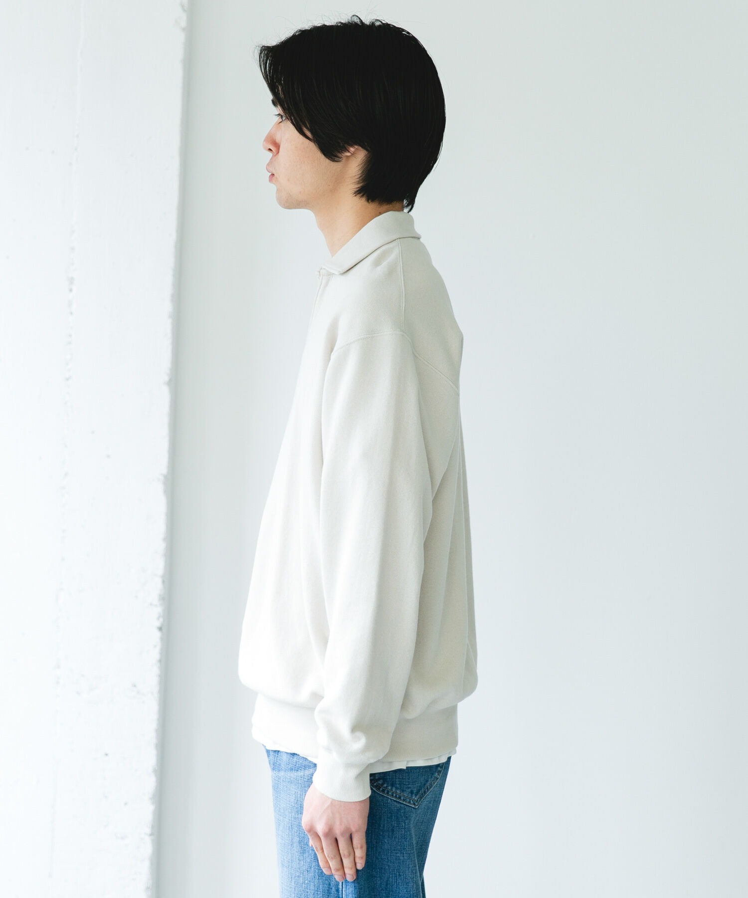 URBAN RESEARCH DOORS「TOMPKINS裏毛 スキッパースウェット」|スウェット・ジャージ|