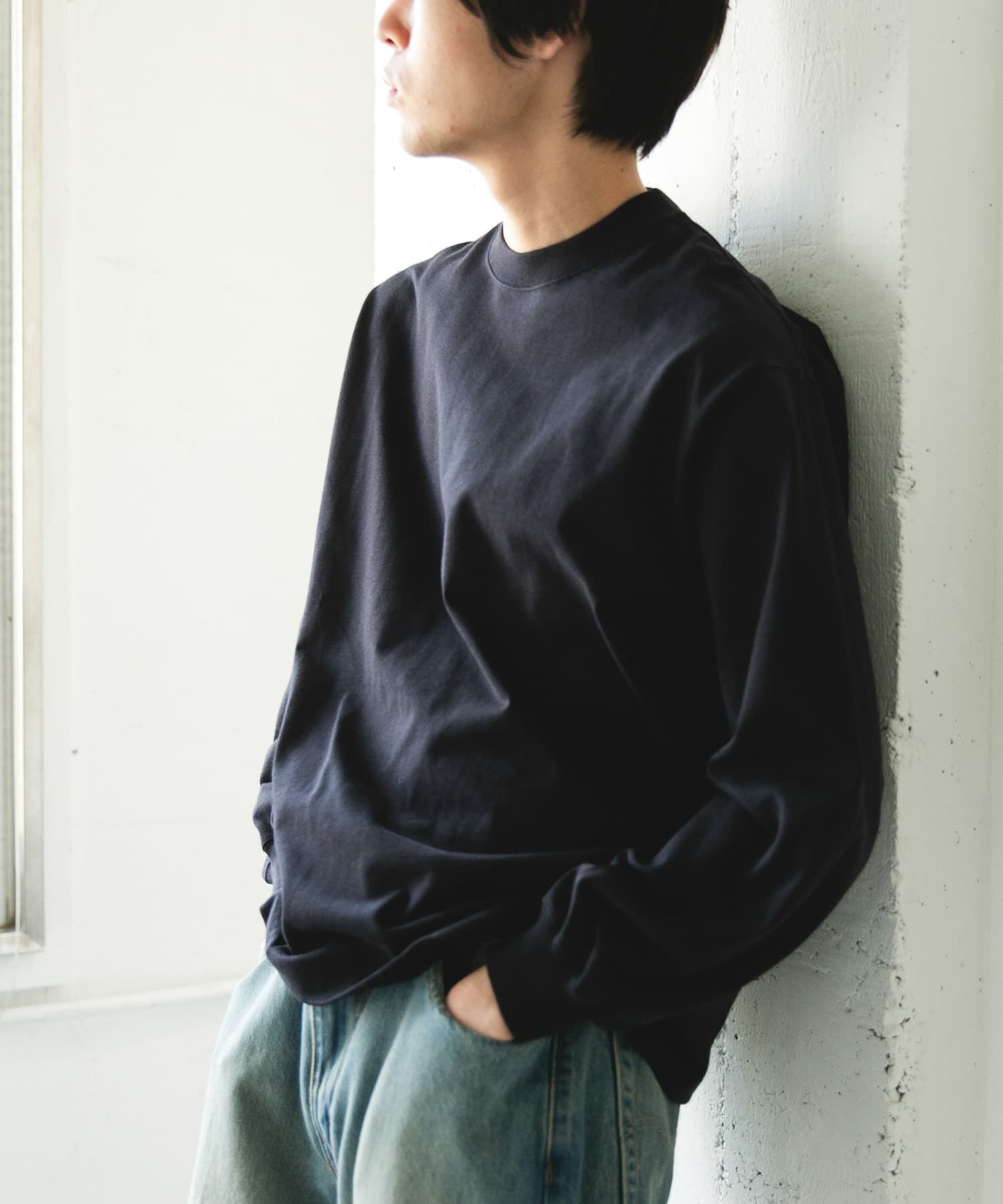 URBAN RESEARCH DOORS「『UR TECH』『抗菌/防臭』10.5オンス ヘビーウェイト LONG-SLEEVE T-SHIRTS」|Tシャツ・カットソー|