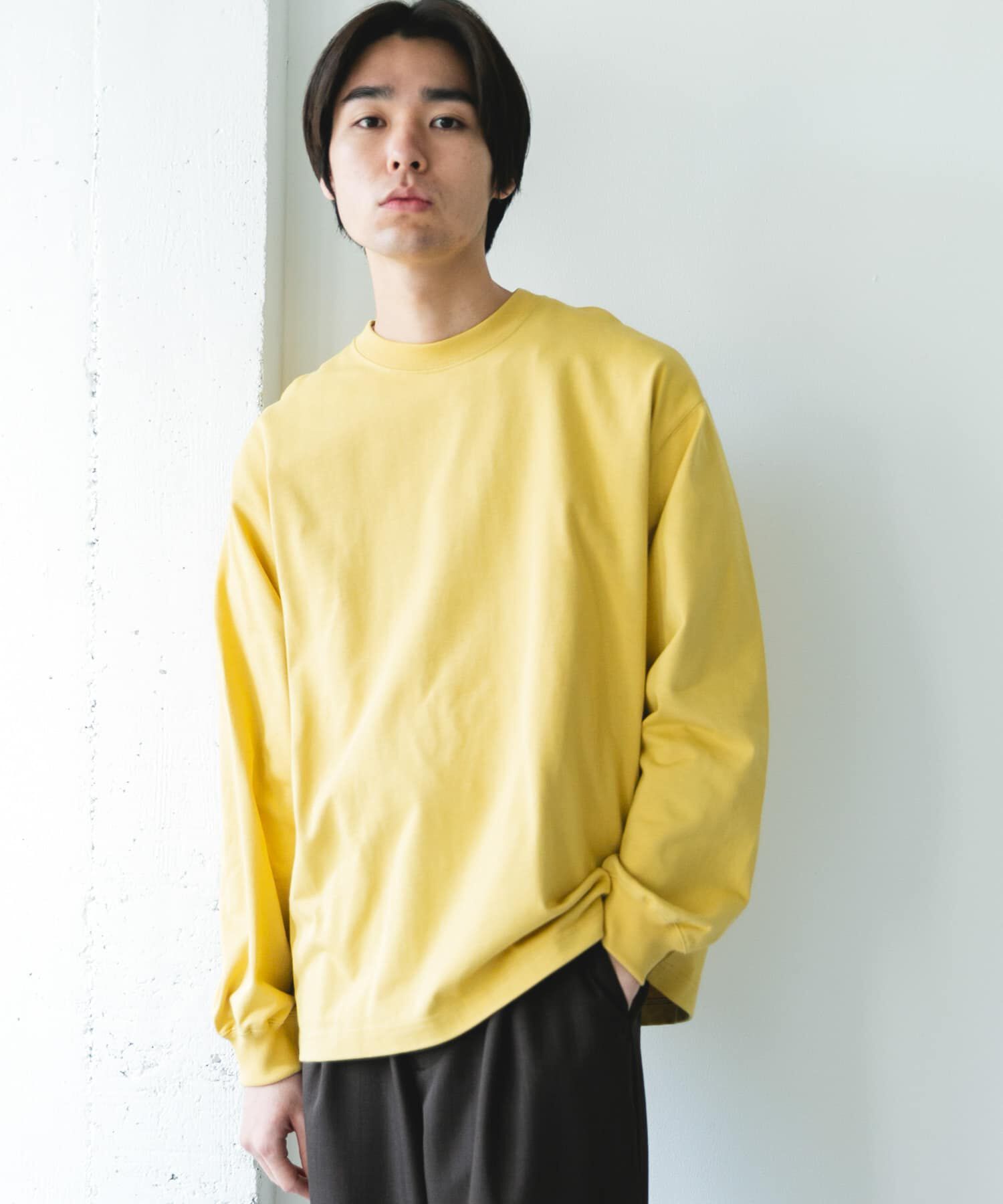 URBAN RESEARCH DOORS「『UR TECH』『抗菌/防臭』10.5オンス ヘビーウェイト LONG-SLEEVE T-SHIRTS」|Tシャツ・カットソー|