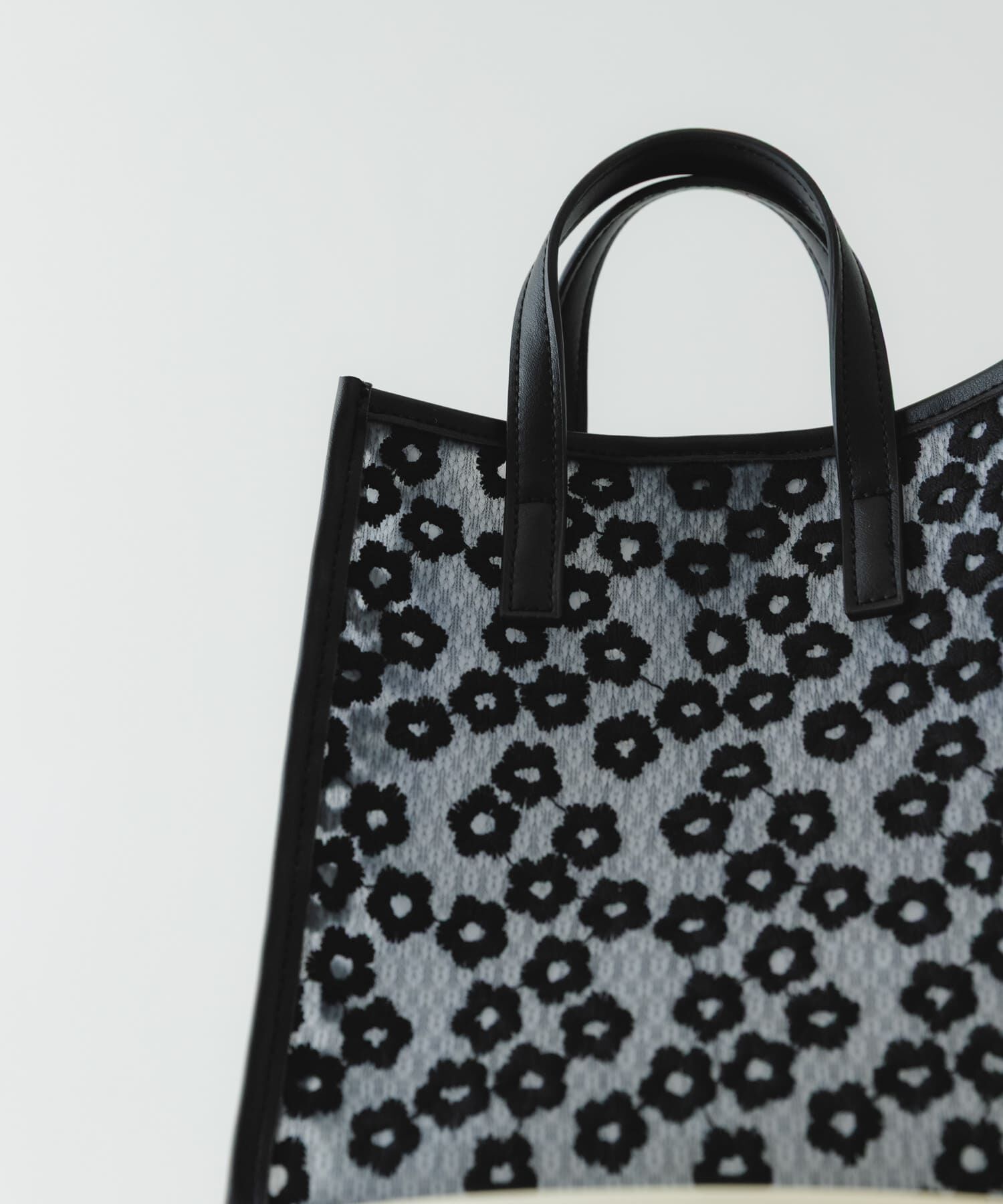 RODE SKO「フラワーシアー2WAYハンドバッグ」|ハンドバッグ|