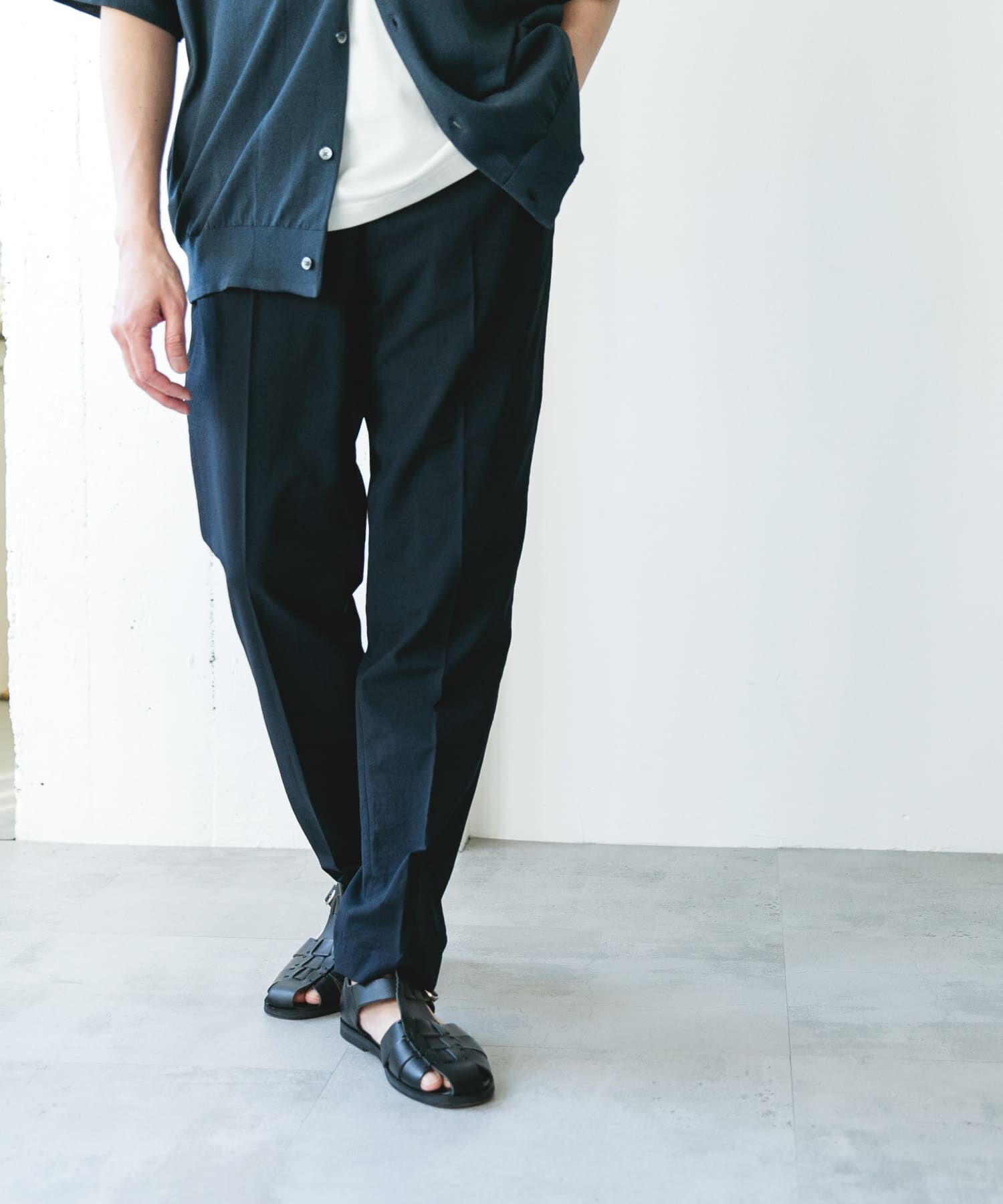 URBAN RESEARCH DOORS「『イージーケア/速乾/UVカット』クイックドライ テーパードトラウザー」|その他|