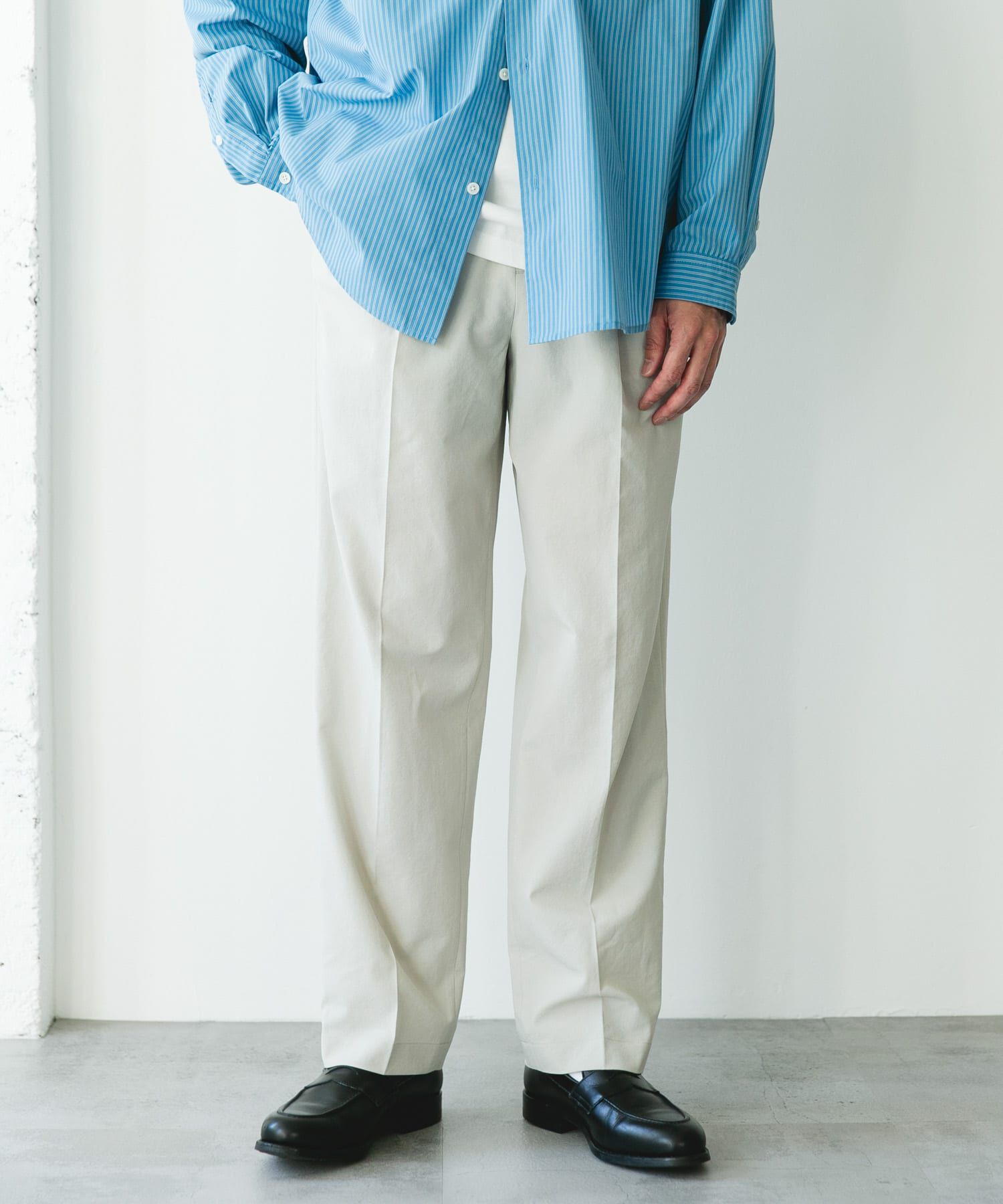 URBAN RESEARCH DOORS「『イージーケア/速乾/UVカット』クイックドライ 2タック ワイドトラウザー」|その他|